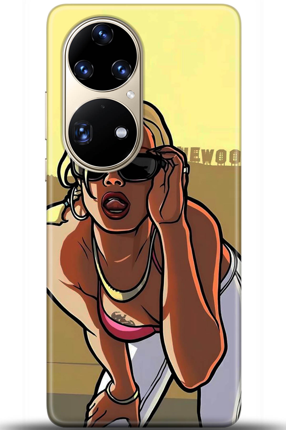 Huawei P50 Pro Uyumlu Kılıf HD Baskılı Kılıf - Followed Institution 5412