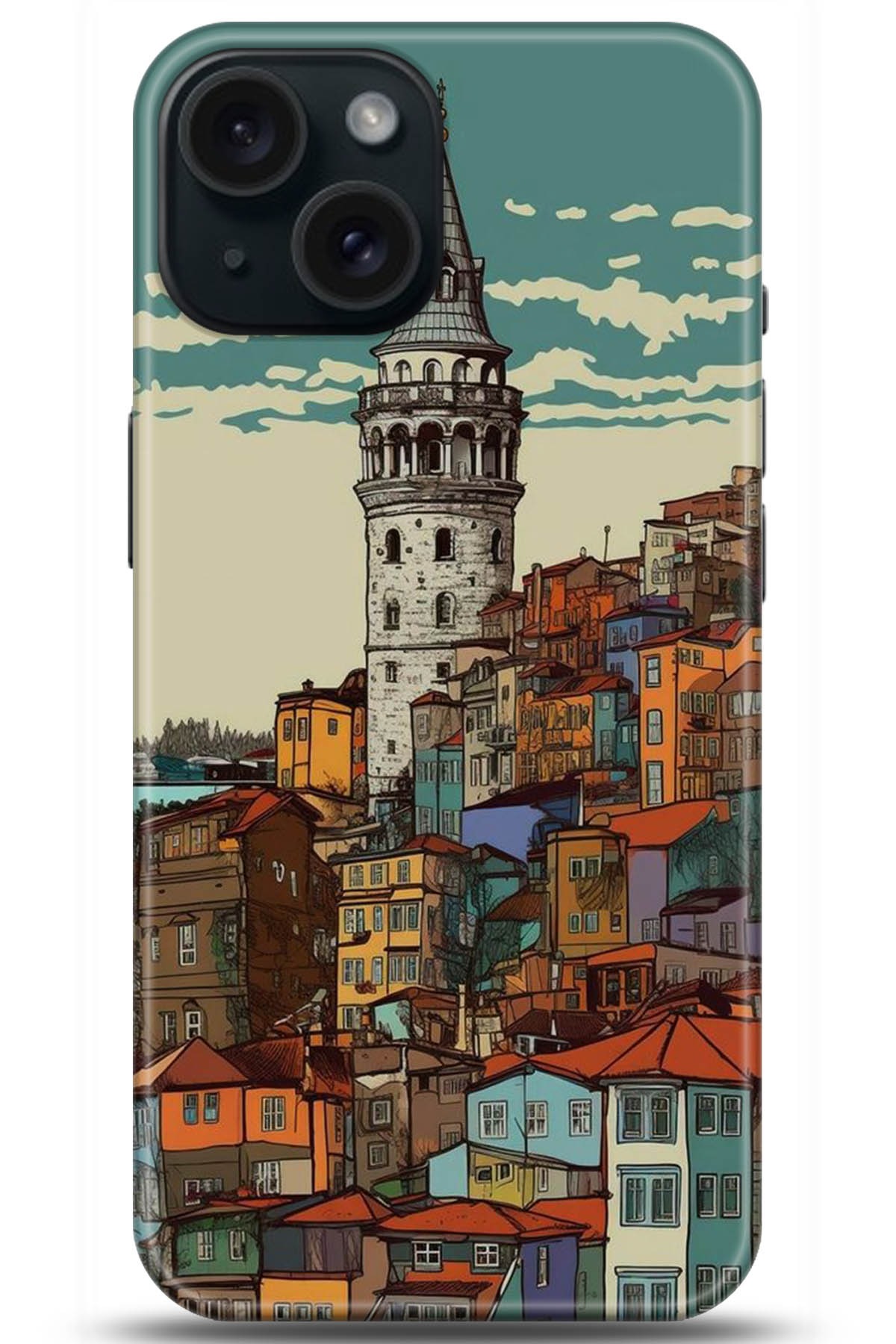 Apple iPhone 15 Uyumlu Kılıf HD Baskılı Kılıf - Followed Institution 5199