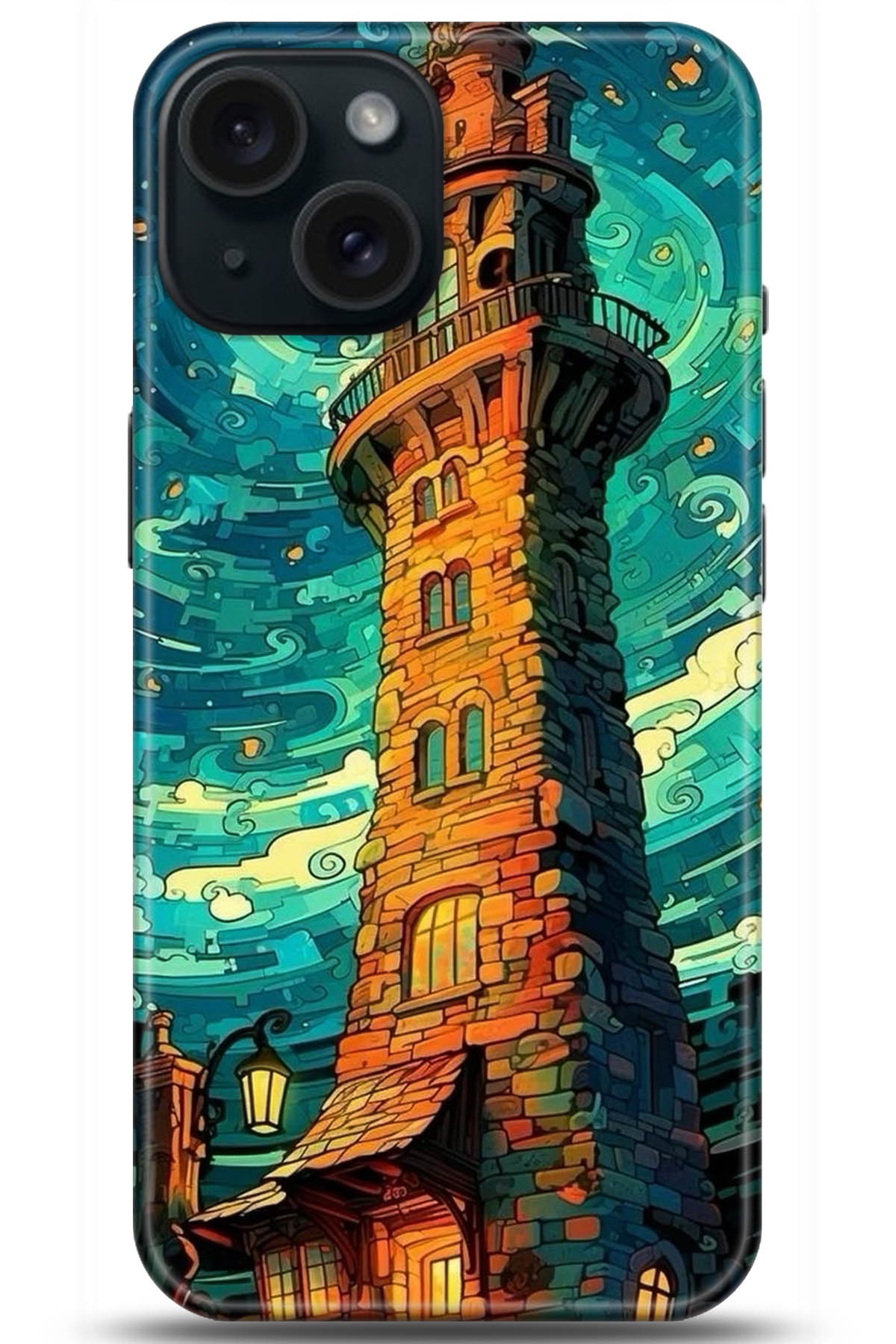 Apple iPhone 15 Uyumlu Kılıf HD Baskılı Kılıf - Followed Institution 5233