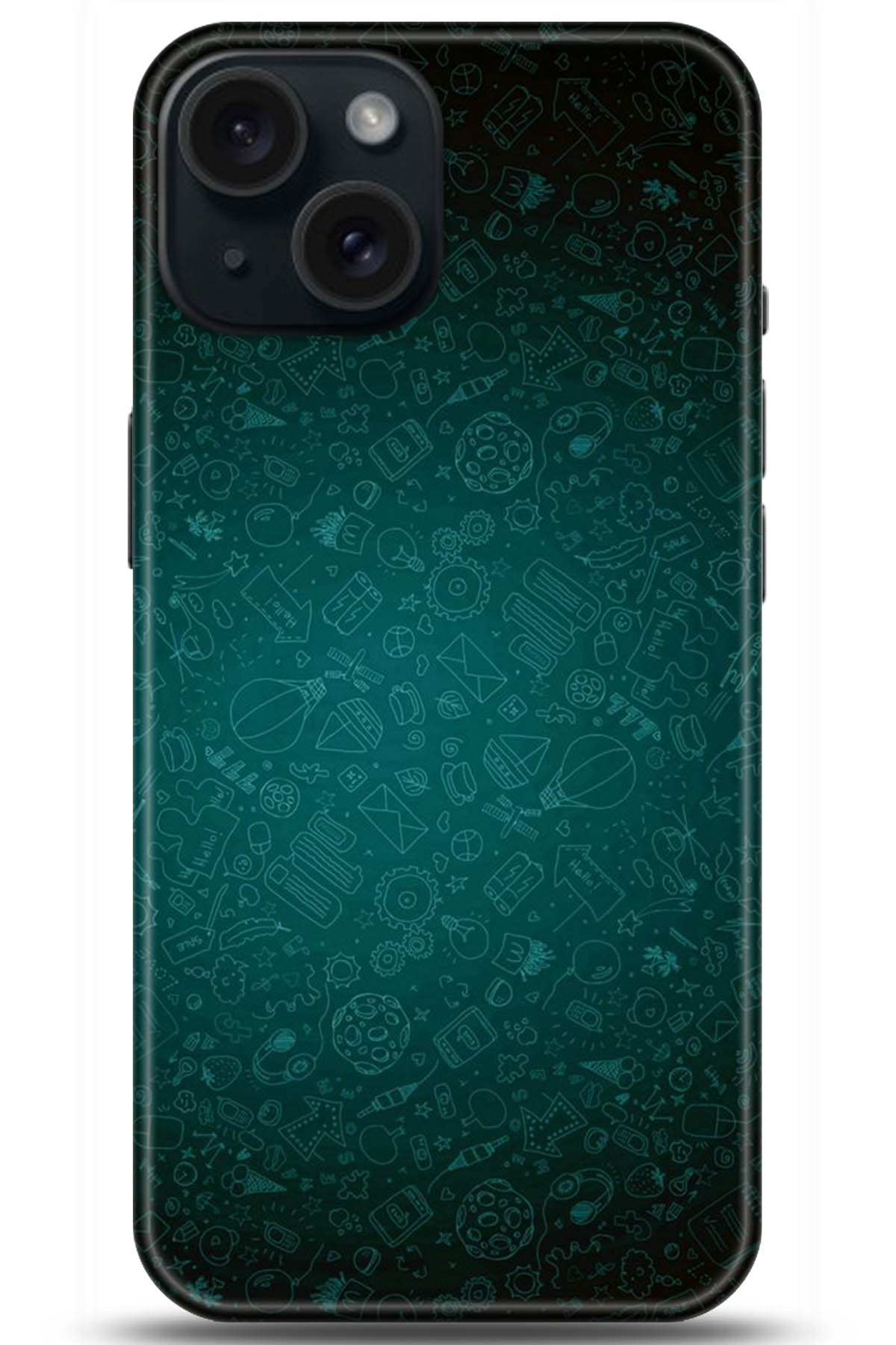 Apple iPhone 15 Uyumlu Kılıf HD Baskılı Kılıf - Followed Institution 5255