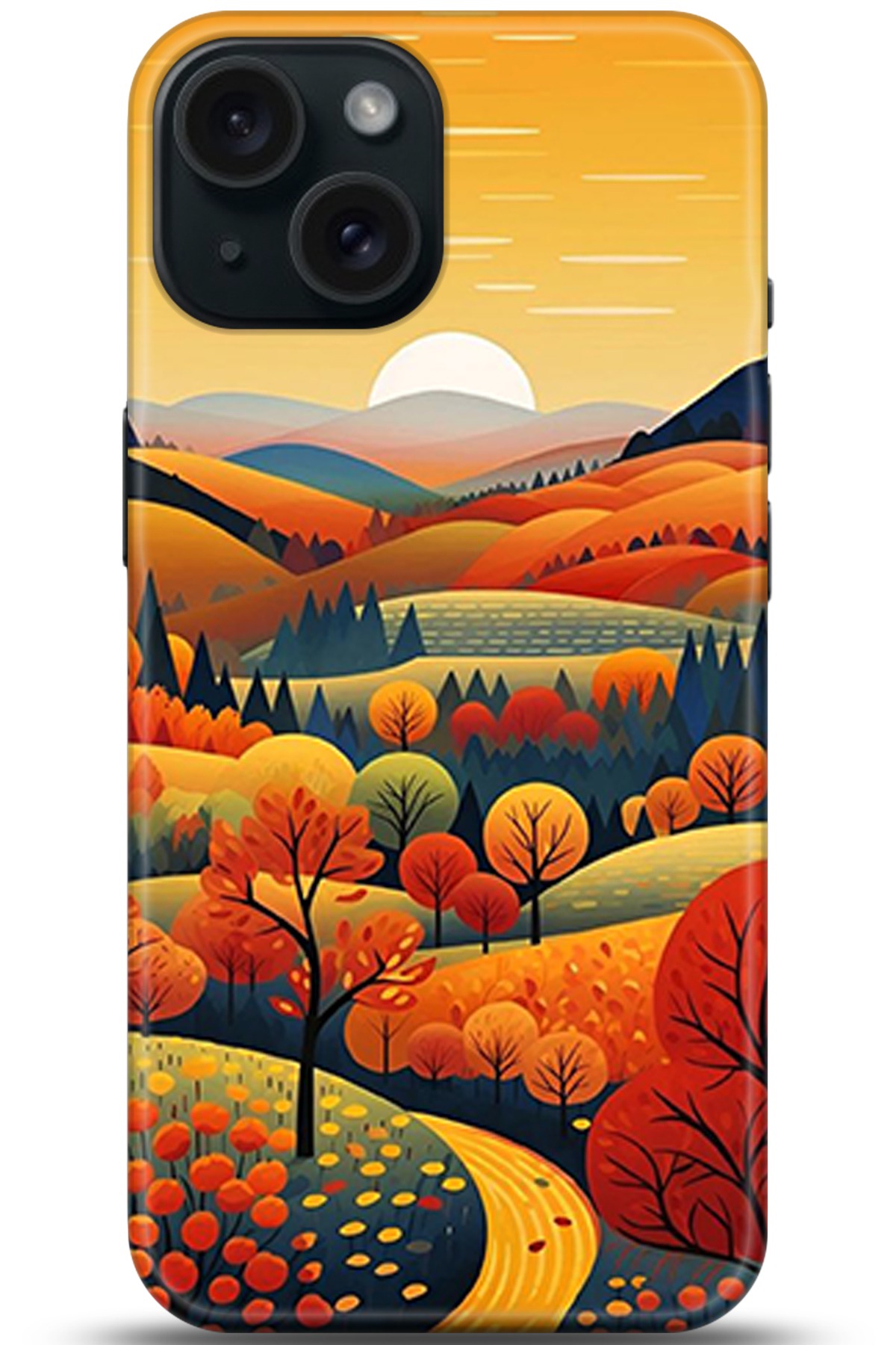 Apple iPhone 15 Uyumlu Kılıf HD Baskılı Kılıf - Followed Institution 5356