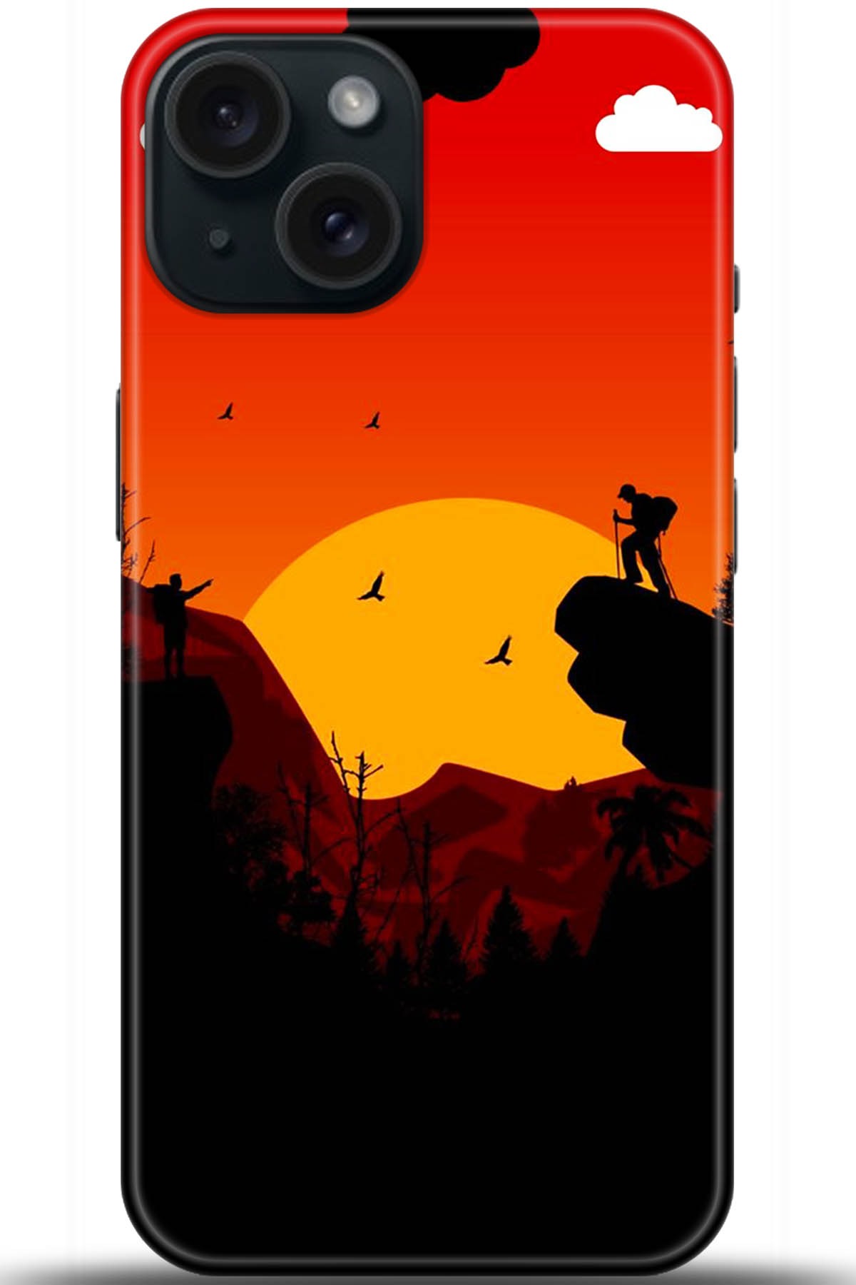 Apple iPhone 15 Uyumlu Kılıf HD Baskılı Kılıf - Followed Institution 5407