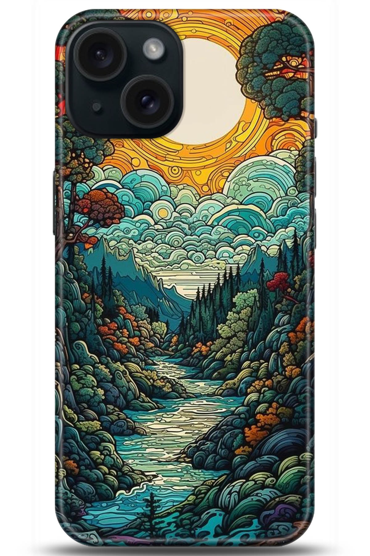 Apple iPhone 15 Plus Kılıf HD Baskılı Kılıf - Followed Institution 5198