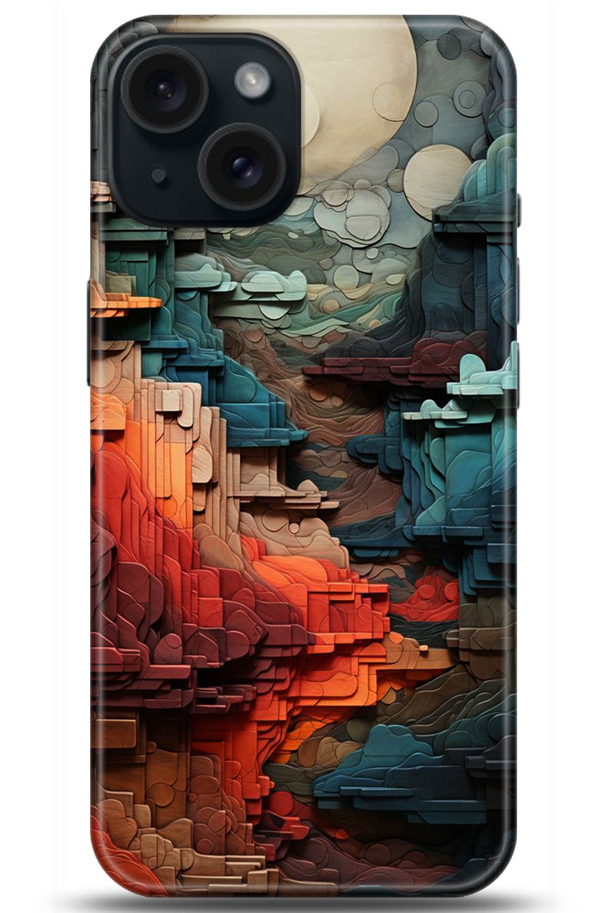 Apple iPhone 15 Plus Kılıf HD Baskılı Kılıf - Followed Institution 5218