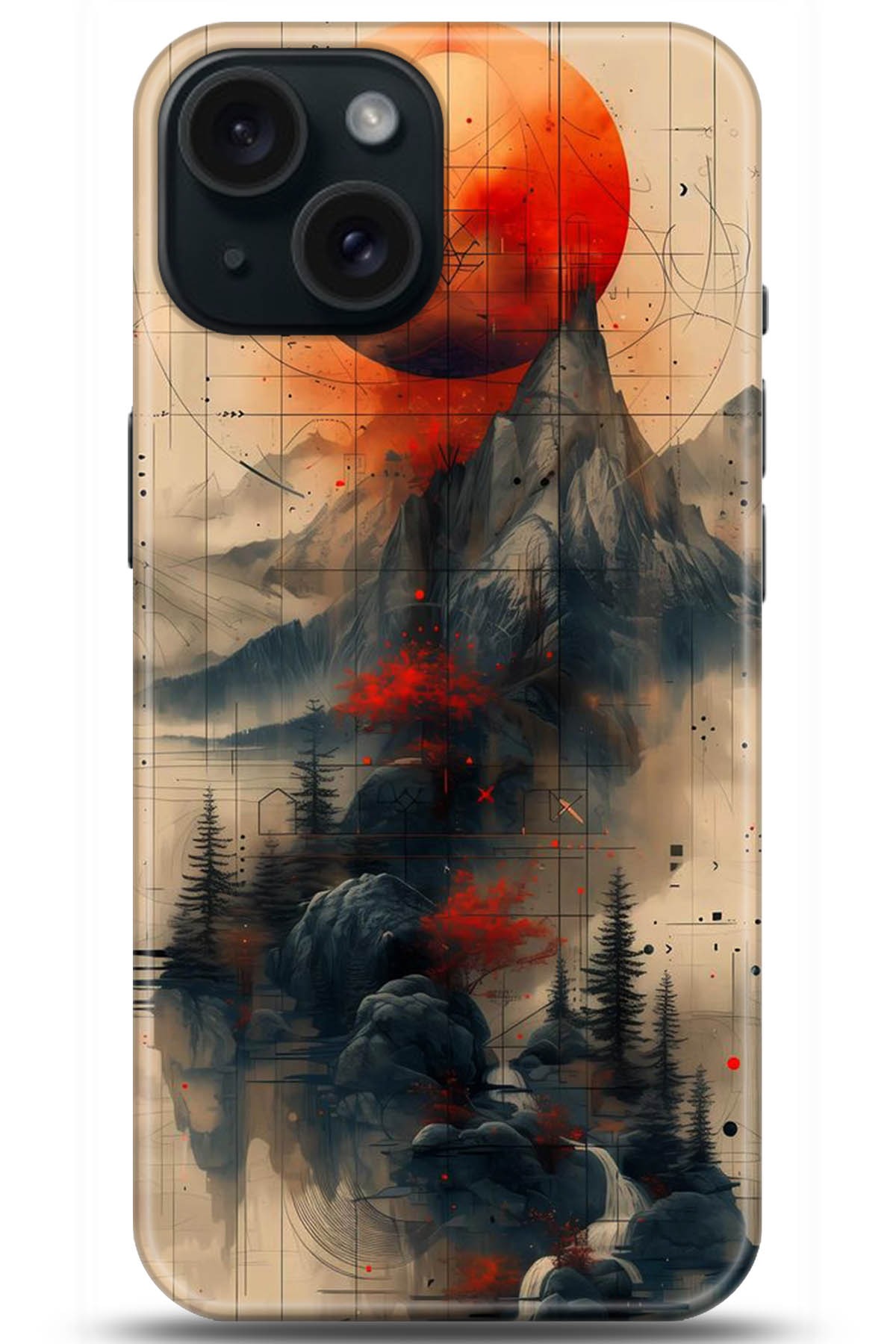 Apple iPhone 15 Plus Kılıf HD Baskılı Kılıf - Followed Institution 5244