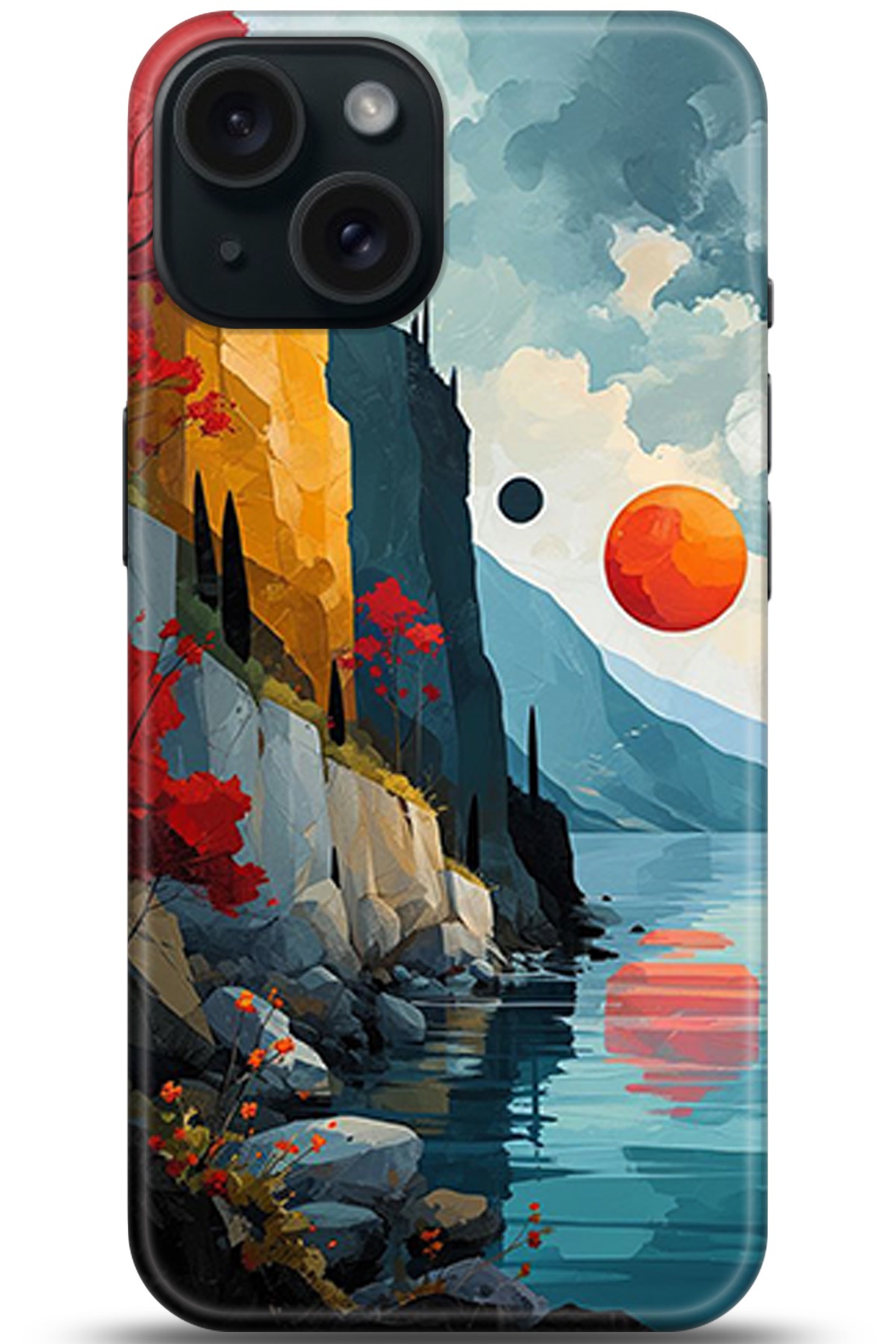 Apple iPhone 15 Plus Uyumlu Kılıf HD Baskılı Kılıf - Followed Institution 5368