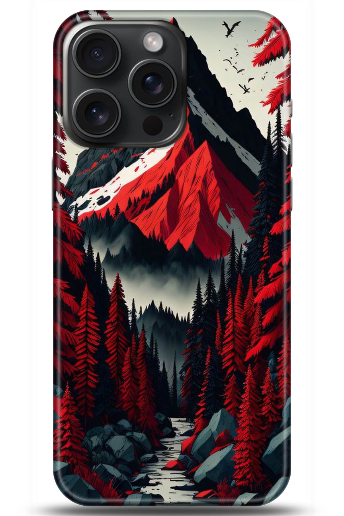 Apple iPhone 15 Pro Uyumlu Kılıf HD Baskılı Kılıf - Followed Institution 5196