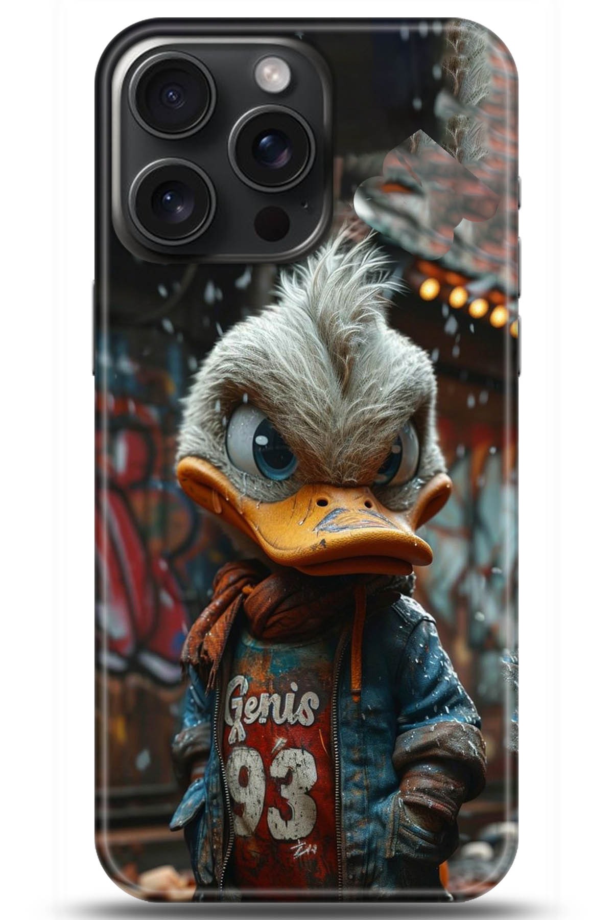 Apple iPhone 15 Pro Uyumlu Kılıf HD Baskılı Kılıf - Followed Institution 5230