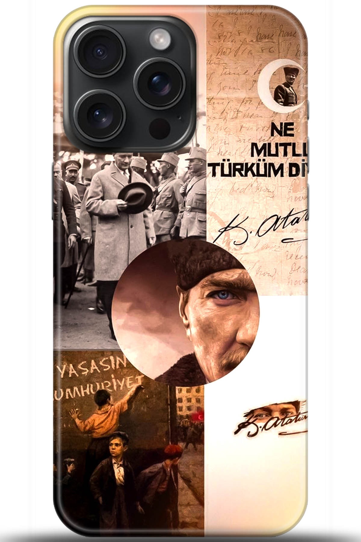 Apple iPhone 15 Pro Uyumlu Kılıf HD Baskılı Kılıf - Followed Institution 5675