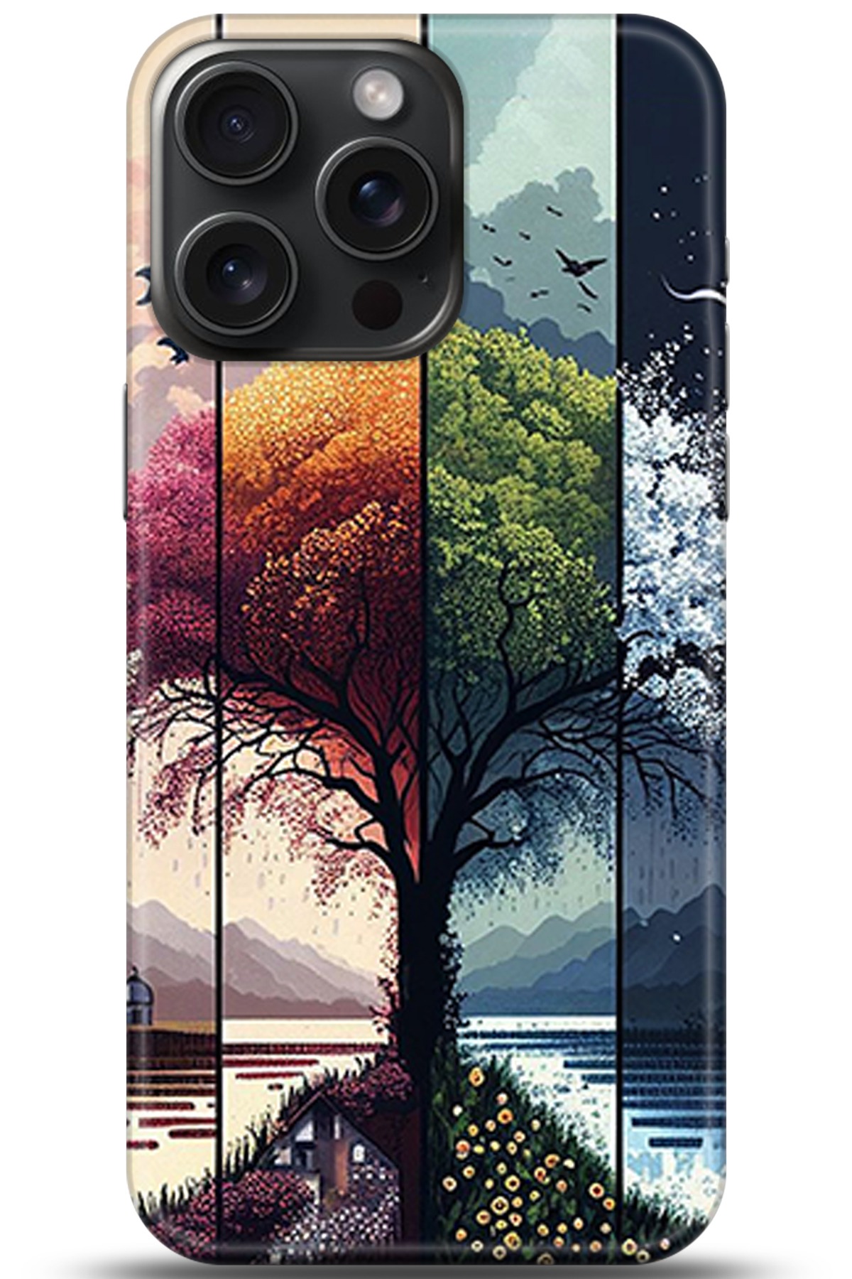 Apple iPhone 15 Pro Max Uyumlu Kılıf HD Baskılı Kılıf - Followed Institution 5369