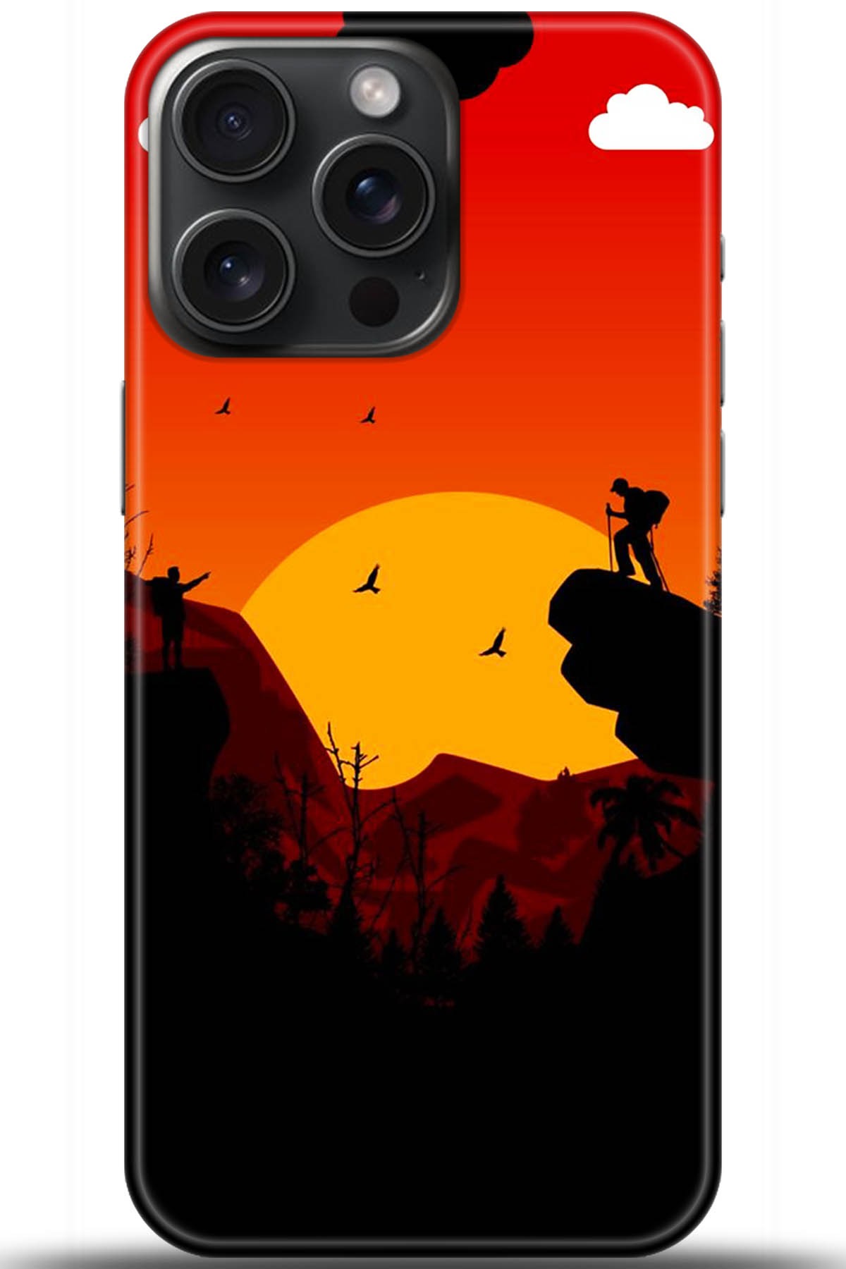 Apple iPhone 15 Pro Max Uyumlu Kılıf HD Baskılı Kılıf - Followed Institution 5407