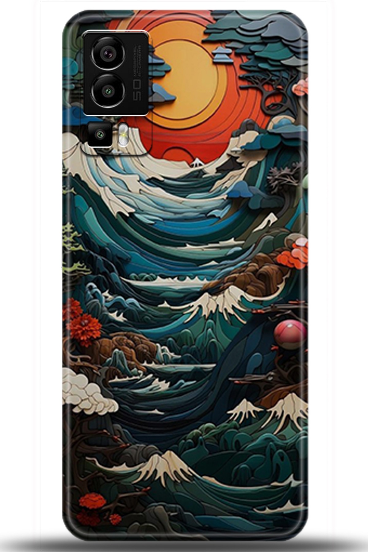 General Mobile GM 23 Uyumlu Kılıf HD Baskılı Kılıf - Followed Institution 5009