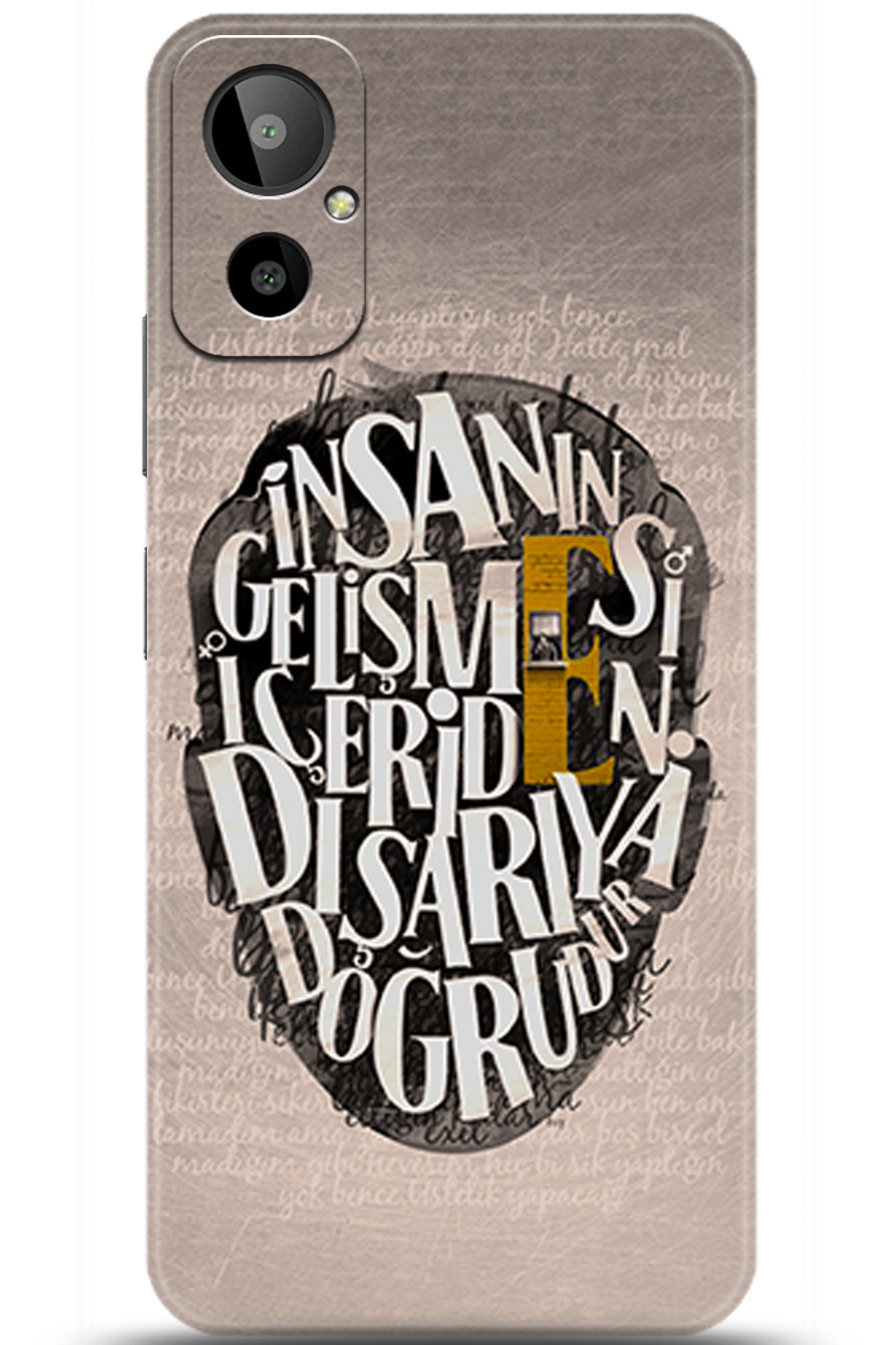 General Mobile GM 23 SE Uyumlu Kılıf HD Baskılı Kılıf - Followed Institution 5587