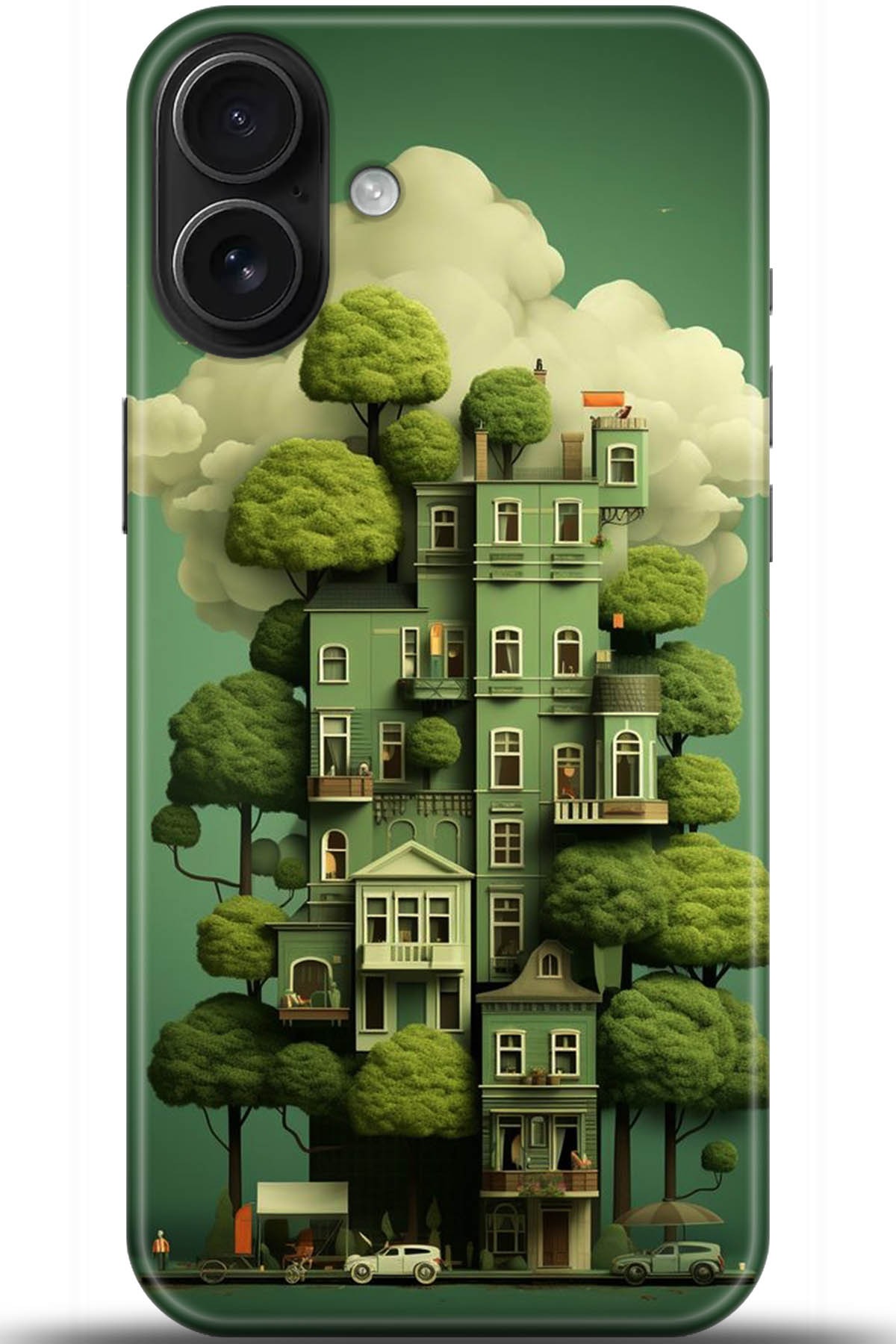 Apple iPhone 16 Uyumlu Kılıf HD Baskılı Kılıf - Followed Institution 5273