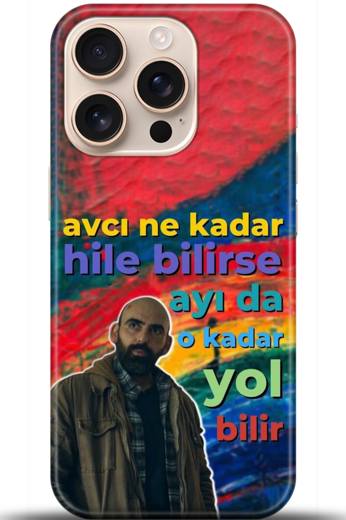 Apple iPhone 16 Pro Uyumlu Kılıf HD Baskılı Kılıf - Followed Institution 5006