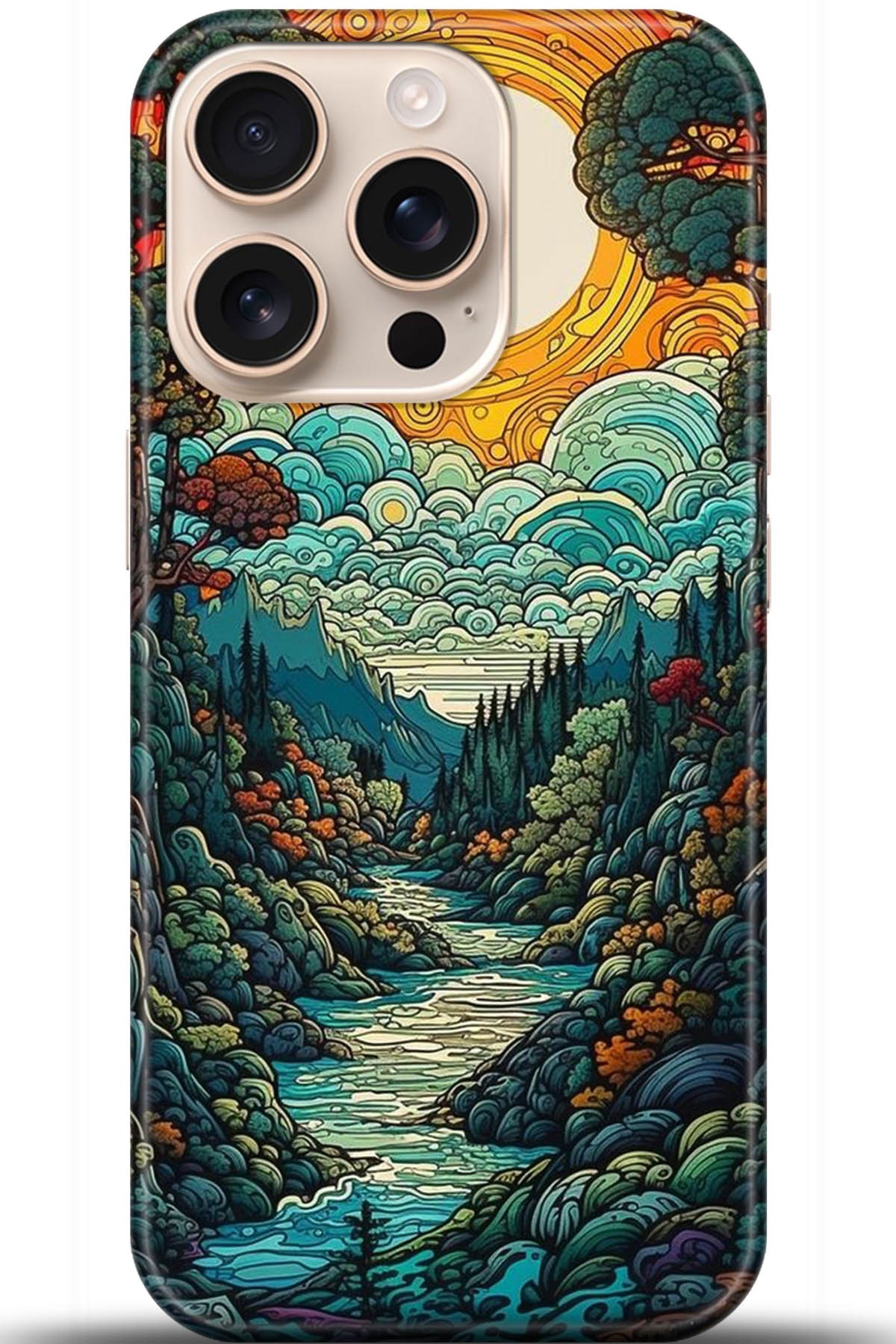 Apple iPhone 16 Pro Uyumlu Kılıf HD Baskılı Kılıf - Followed Institution 5198