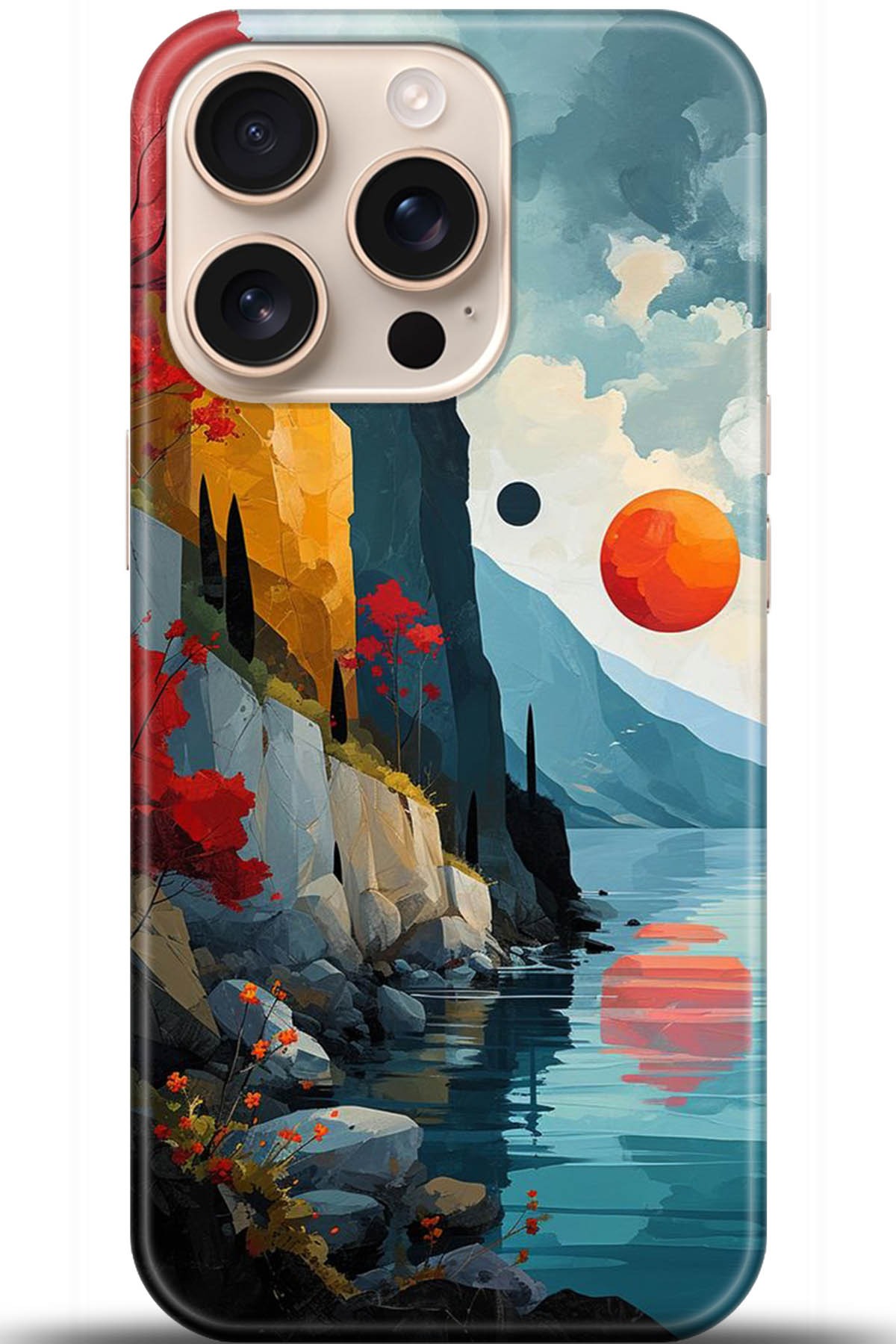 Apple iPhone 16 Pro Uyumlu Kılıf HD Baskılı Kılıf - Followed Institution 5368