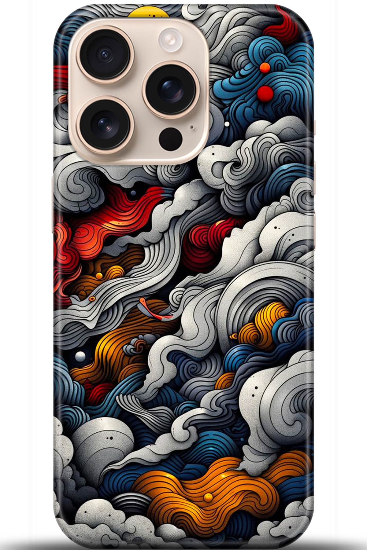 Apple iPhone 16 Pro Uyumlu Kılıf HD Baskılı Kılıf - Followed Institution 5436