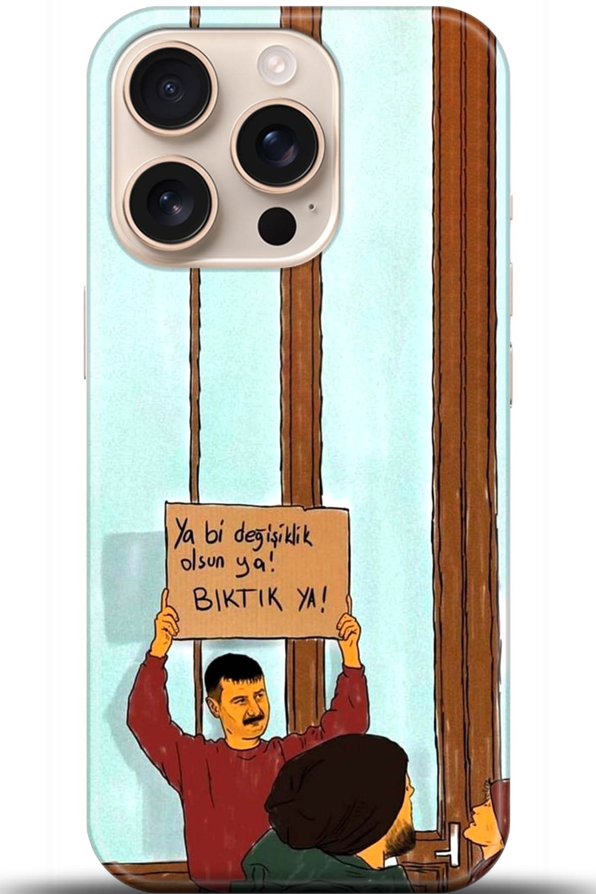 Apple iPhone 16 Pro Uyumlu Kılıf HD Baskılı Kılıf - Followed Institution 5594