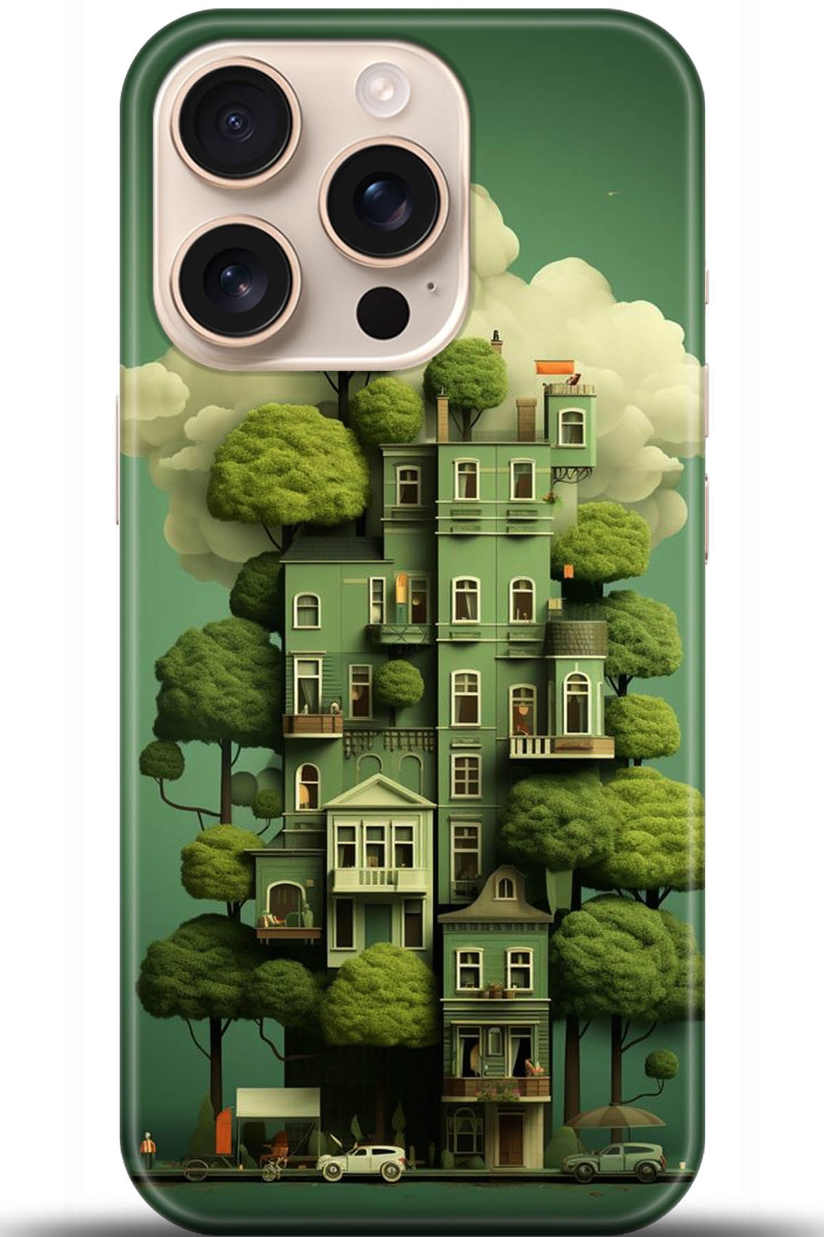 Apple iPhone 16 Pro Max Uyumlu Kılıf HD Baskılı Kılıf - Followed Institution 5273