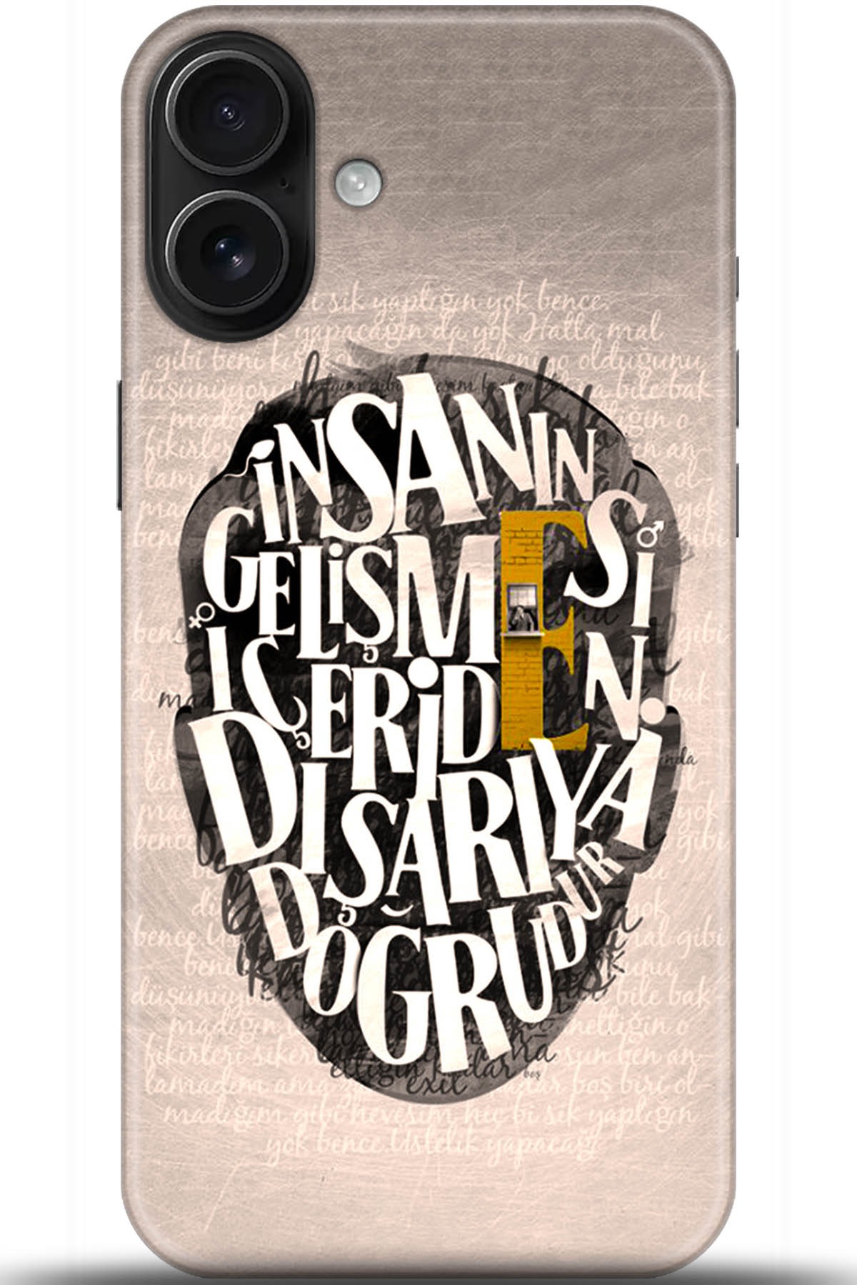 Apple iPhone 16 Plus Uyumlu Kılıf HD Baskılı Kılıf - Followed Institution 5587