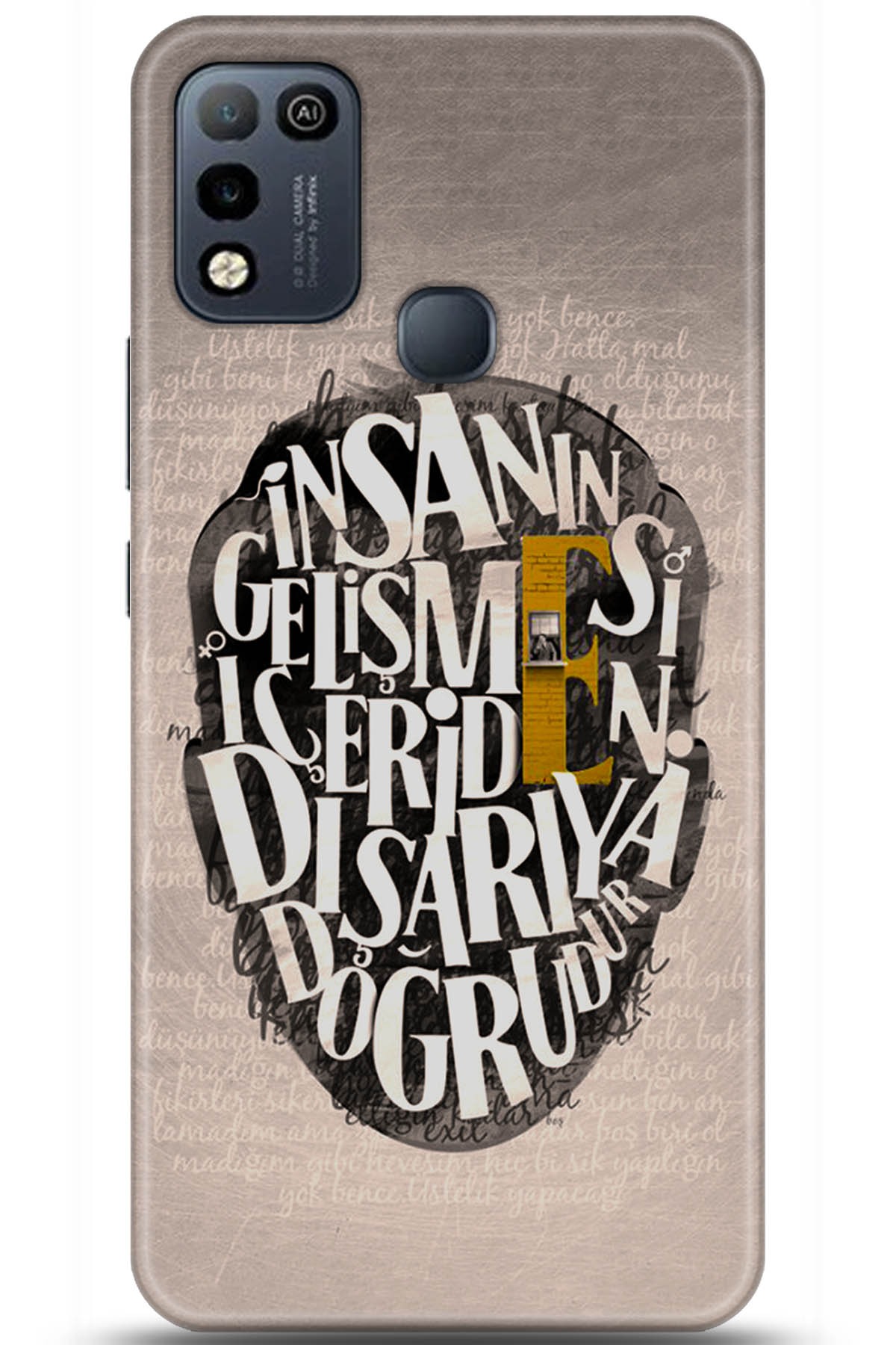 iNfinix Hot 10 Play Uyumlu Kılıf HD Baskılı Kılıf - Followed Institution 5587