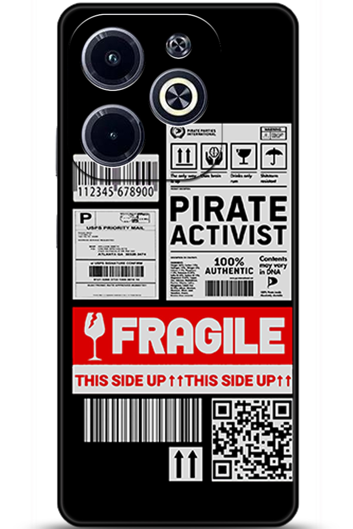 iNfinix Hot 40i Uyumlu Kılıf HD Baskılı Kılıf - Followed Institution 5447