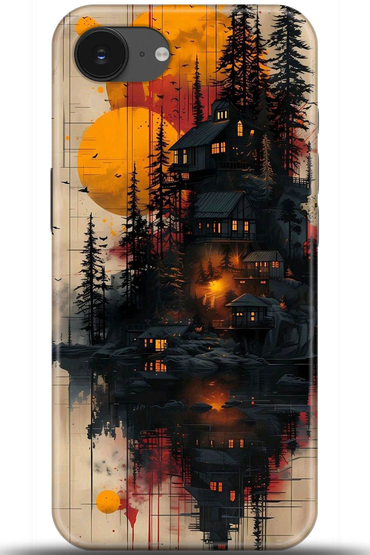 Apple iPhone 16e Uyumlu Kılıf HD Baskılı Kılıf - Followed Institution 5292