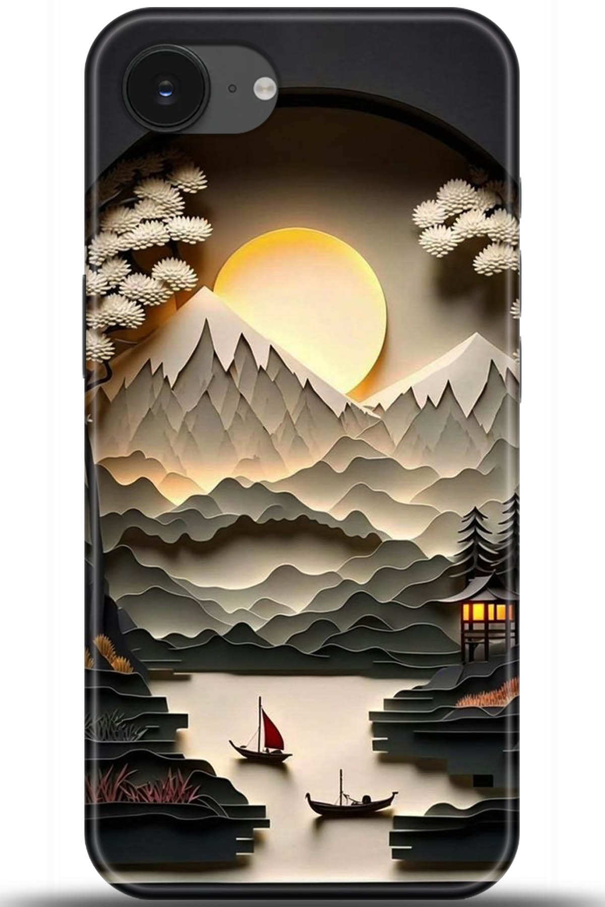 Apple iPhone 16e Uyumlu Kılıf HD Baskılı Kılıf - Followed Institution 5354