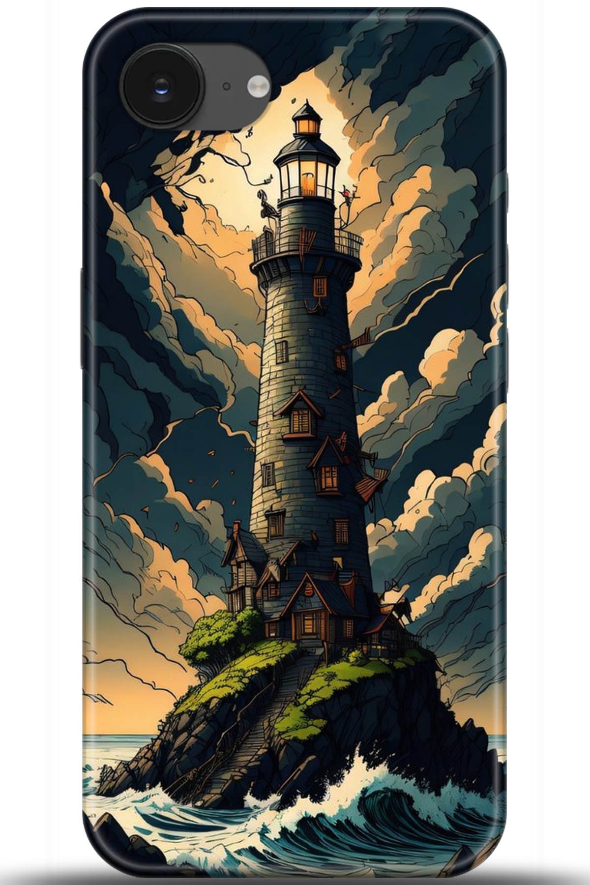 Apple iPhone 16e Uyumlu Kılıf HD Baskılı Kılıf - Followed Institution 5363