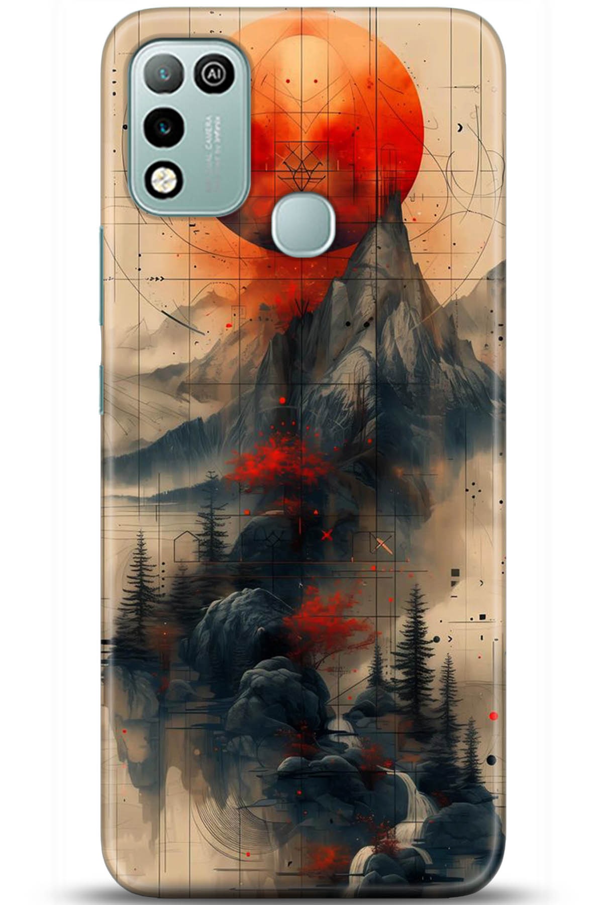 iNfinix Hot 10 Uyumlu Kılıf HD Baskılı Kılıf - Followed Institution 5244