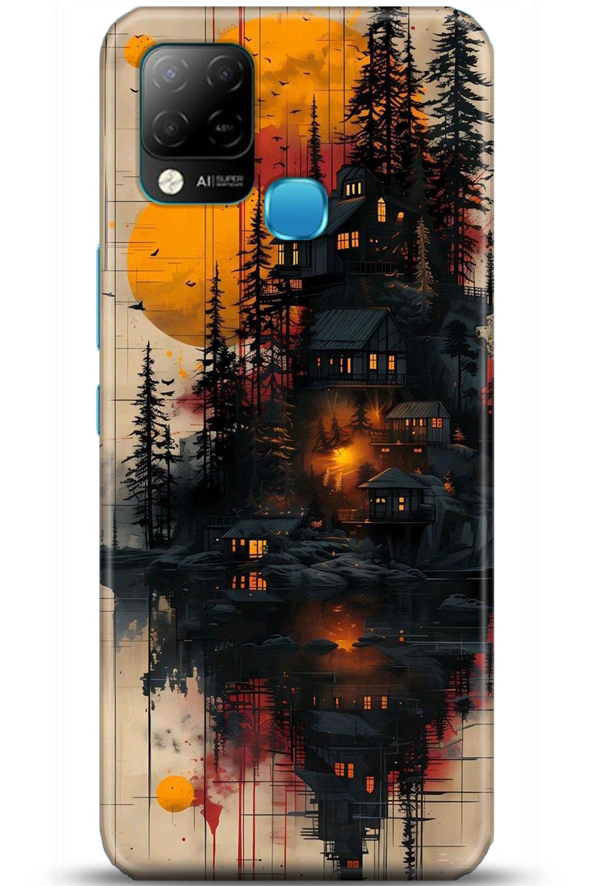 iNfinix Hot 10T Uyumlu Kılıf HD Baskılı Kılıf - Followed Institution 5292