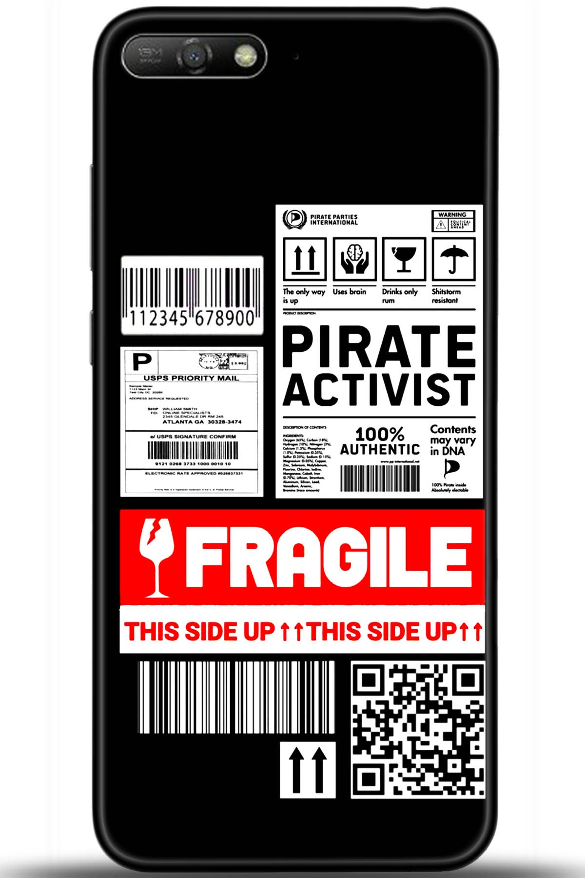 Huawei Y6 2018 Uyumlu Kılıf HD Baskılı Kılıf - Followed Institution 5447