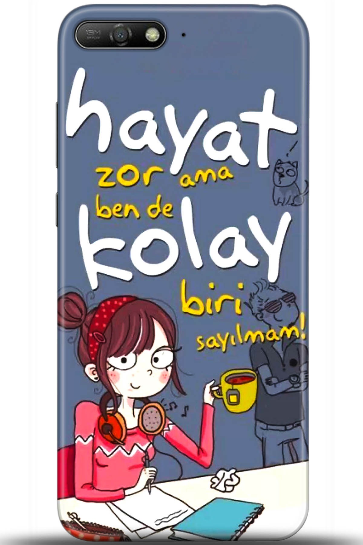 Huawei Y6 2018 Uyumlu Kılıf HD Baskılı Kılıf - Followed Institution 5686