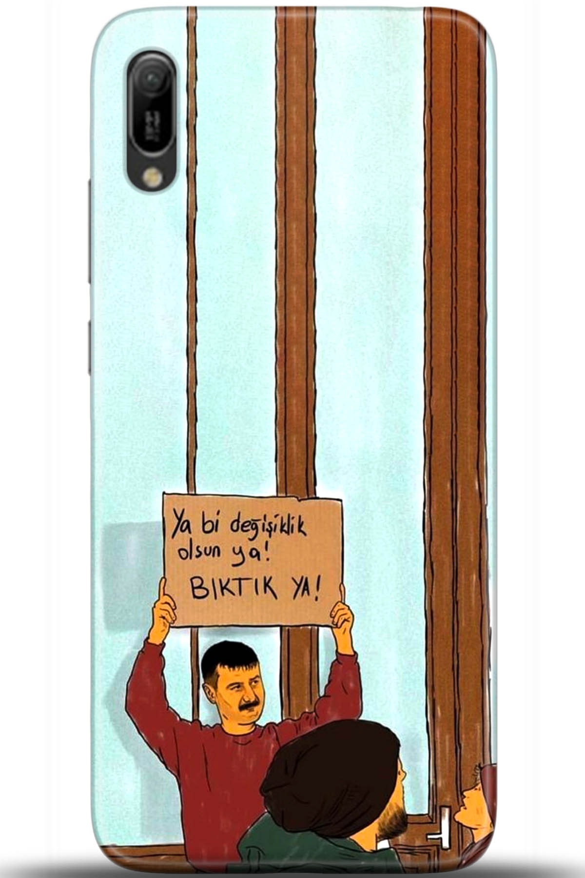 Huawei Y6 2018 Uyumlu Kılıf HD Baskılı Kılıf - Followed Institution 5594