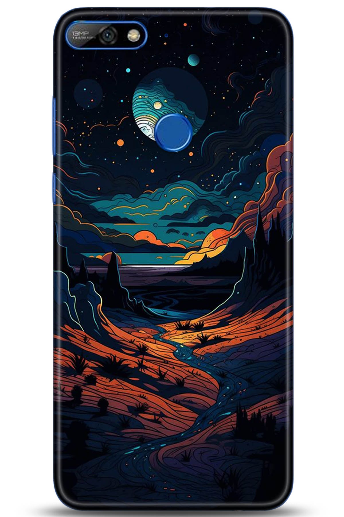 Huawei Y7 2018 Uyumlu Kılıf HD Baskılı Kılıf - Followed Institution 5275