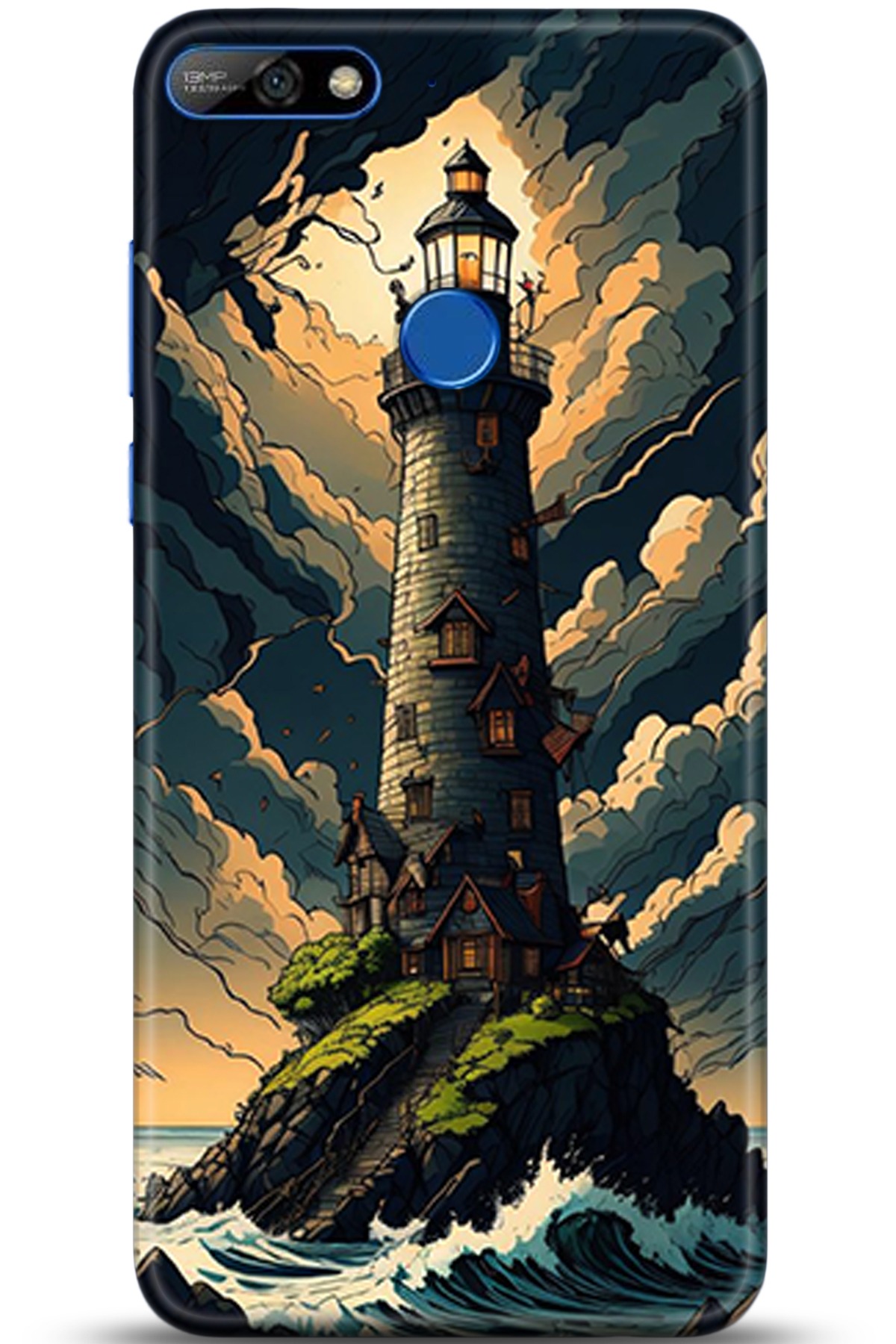 Huawei Y7 2018 Uyumlu Kılıf HD Baskılı Kılıf - Followed Institution 5363