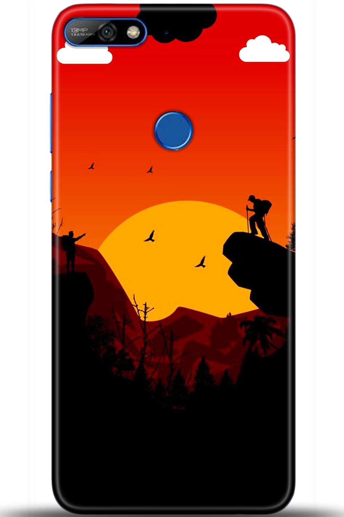 Huawei Y7 2018 Uyumlu Kılıf HD Baskılı Kılıf - Followed Institution 5407