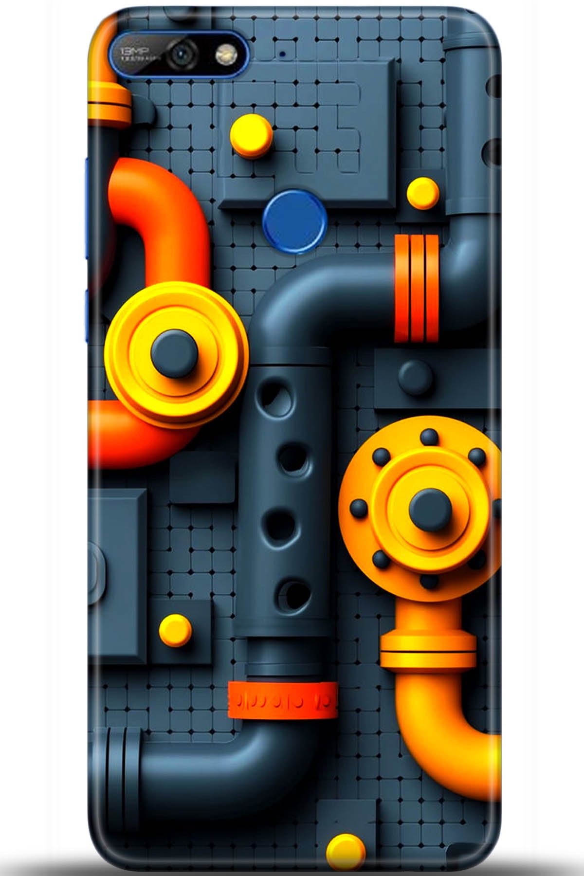 Huawei Y7 2018 Uyumlu Kılıf HD Baskılı Kılıf - Followed Institution 5466