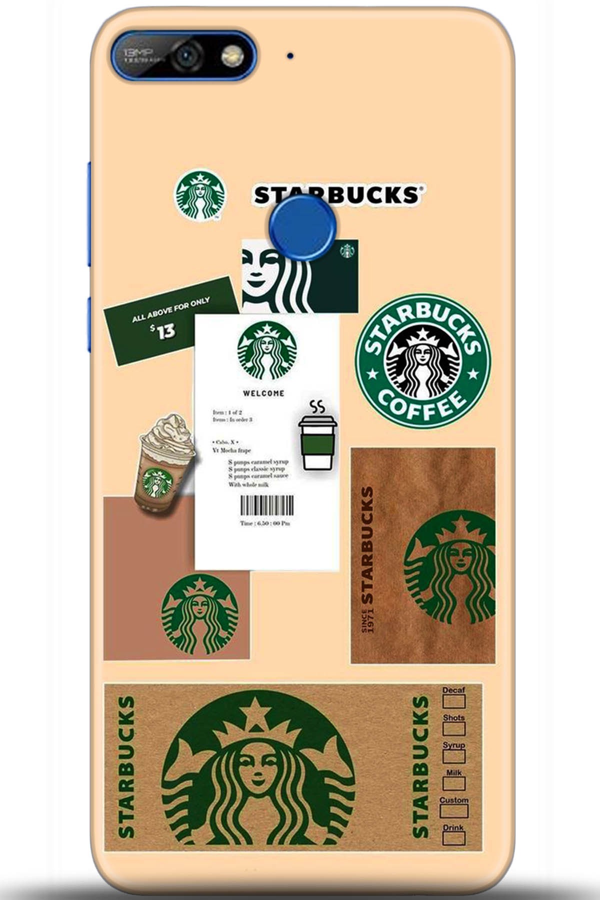 Huawei Y7 2018 Uyumlu Kılıf HD Baskılı Kılıf - Followed Institution 5470