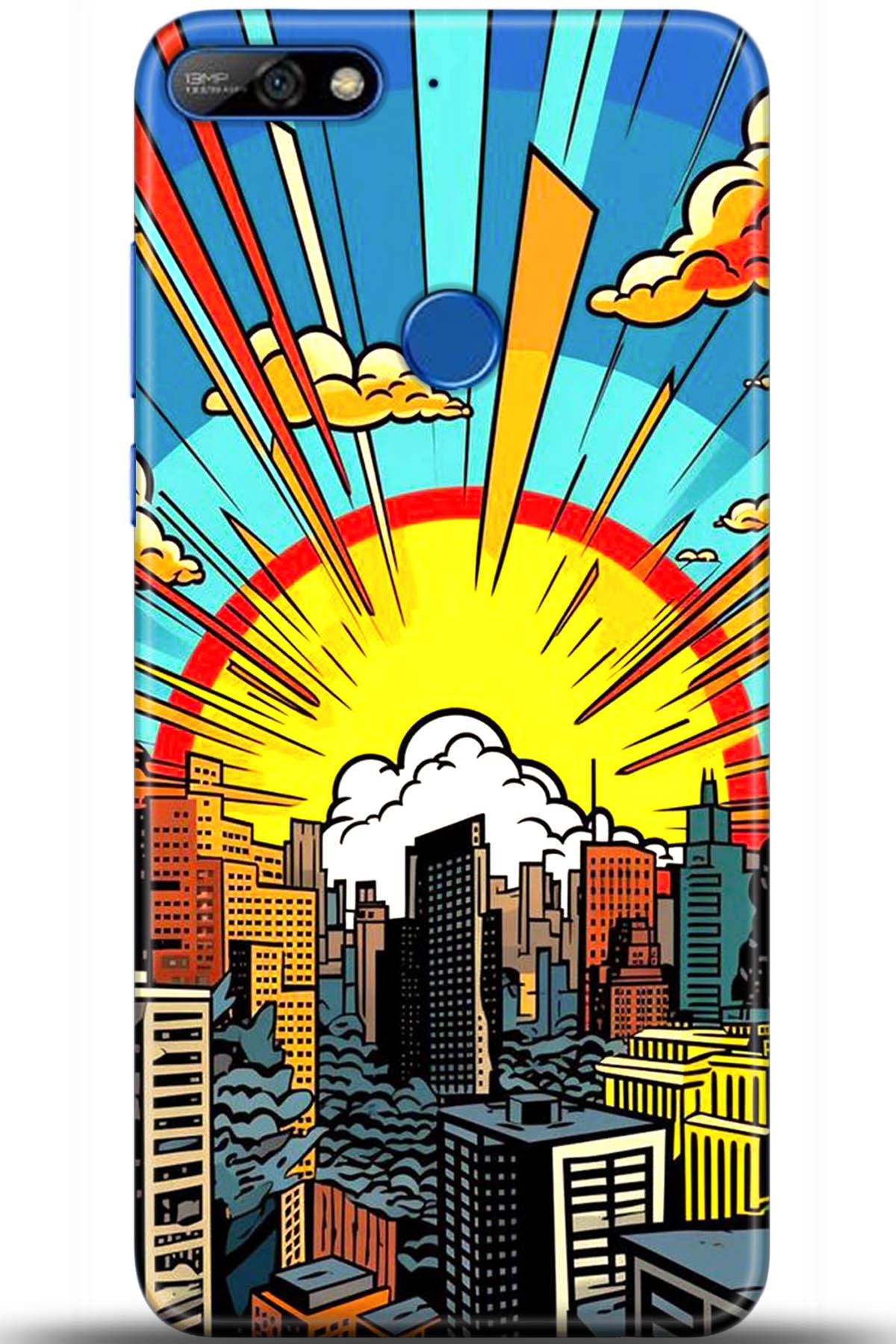 Huawei Y7 2018 Uyumlu Kılıf HD Baskılı Kılıf - Followed Institution 5571