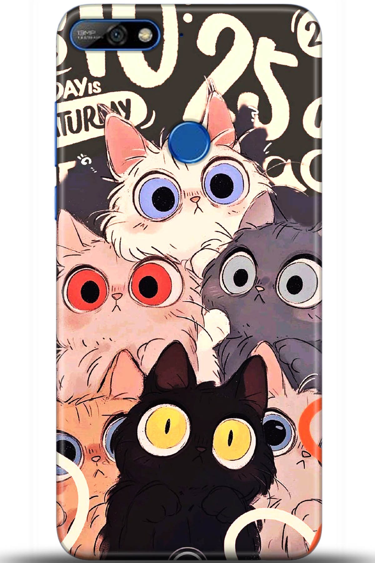 Huawei Y7 2018 Uyumlu Kılıf HD Baskılı Kılıf - Followed Institution 5641