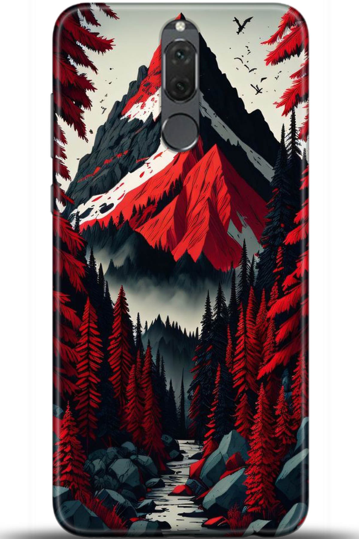 Huawei Mate 10 Lite Uyumlu Kılıf HD Baskılı Kılıf - Followed Institution 5196