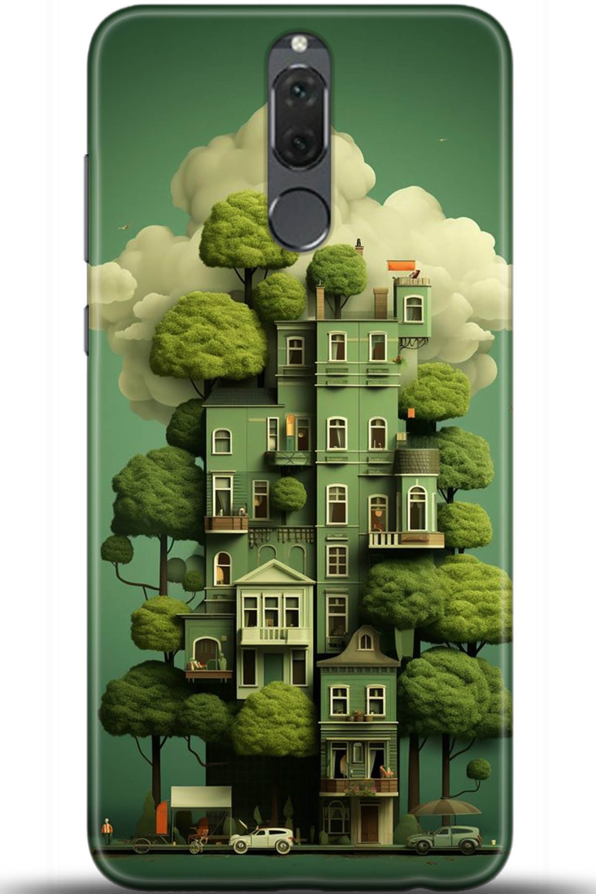 Huawei Mate 10 Lite Uyumlu Kılıf HD Baskılı Kılıf - Followed Institution 5273