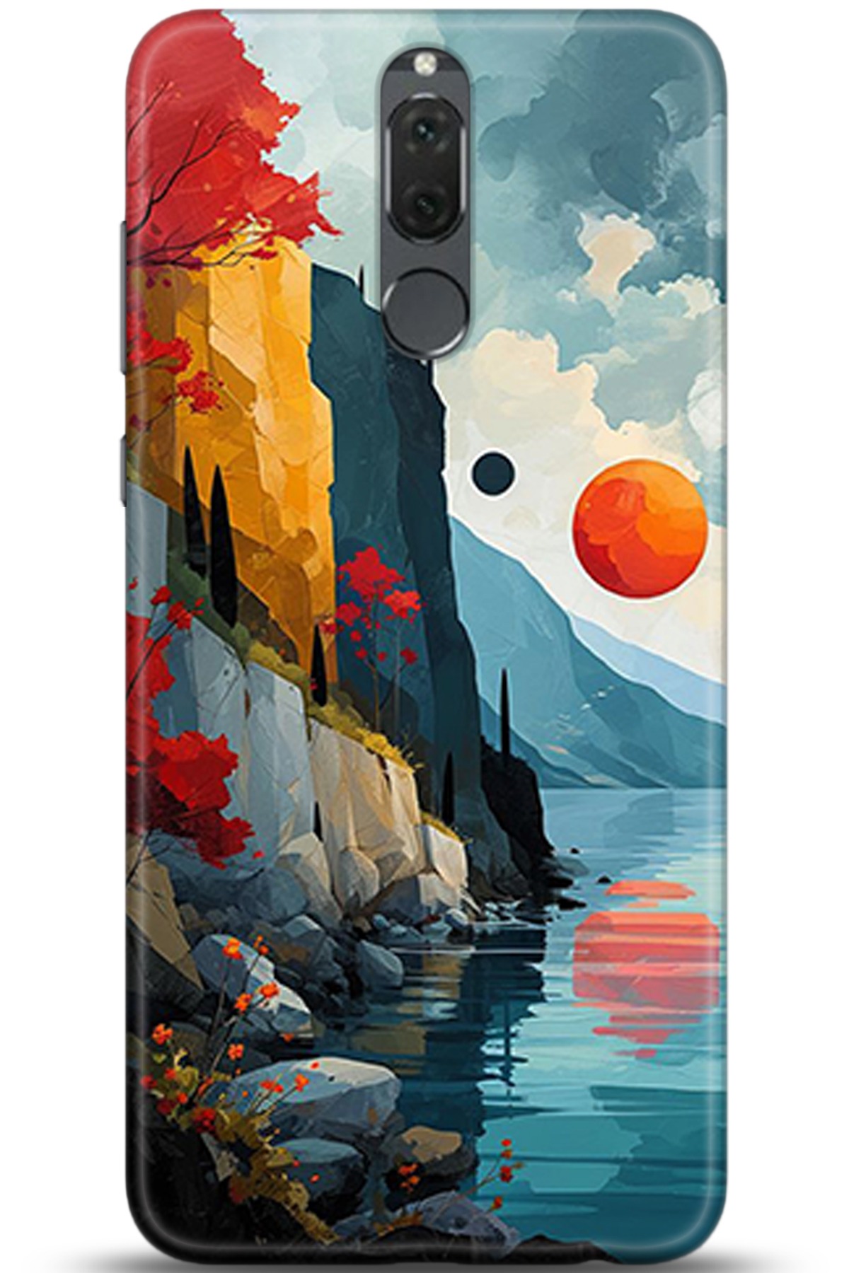 Huawei Mate 10 Lite Uyumlu Kılıf HD Baskılı Kılıf - Followed Institution 5368