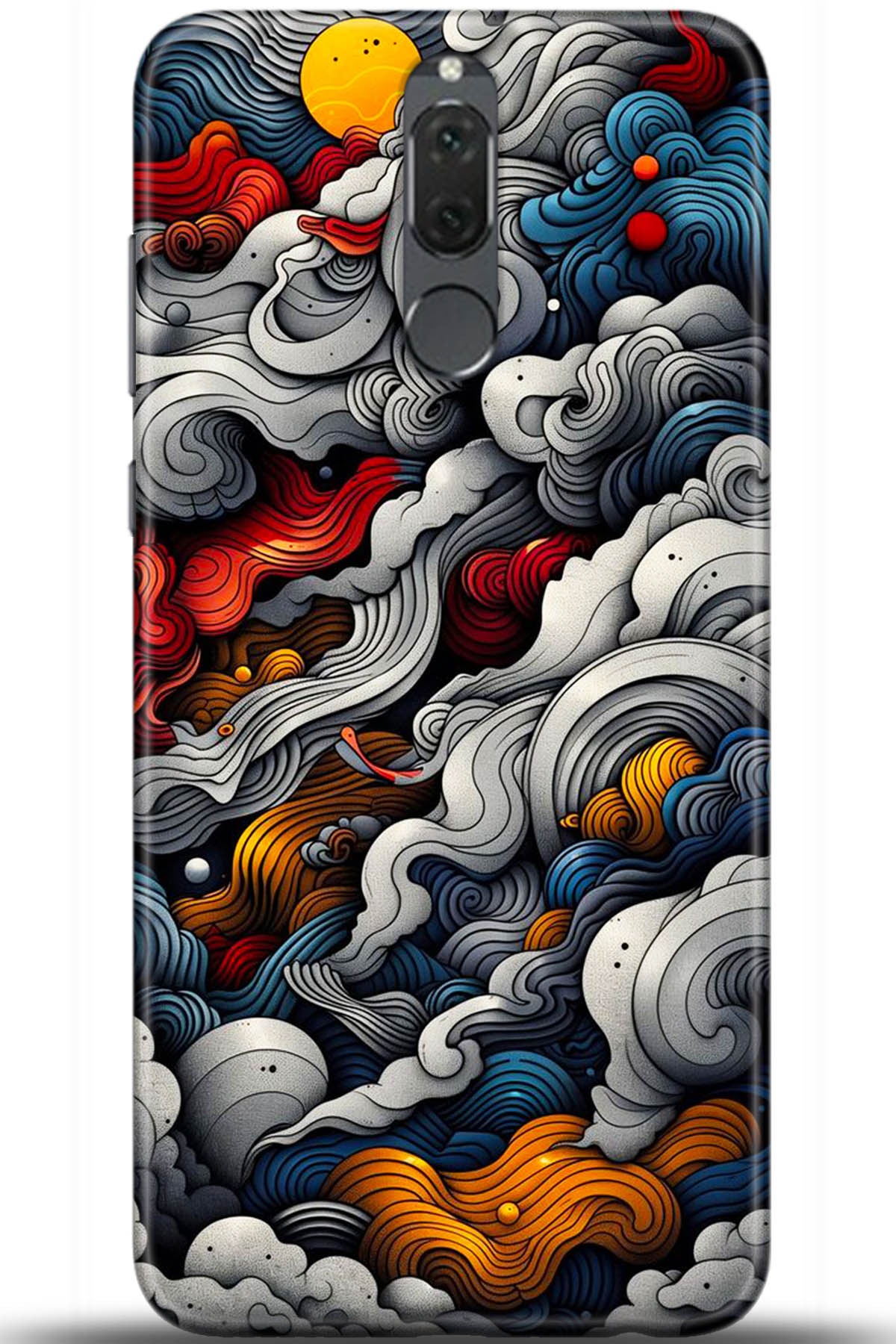 Huawei Mate 10 Lite Uyumlu Kılıf HD Baskılı Kılıf - Followed Institution 5436