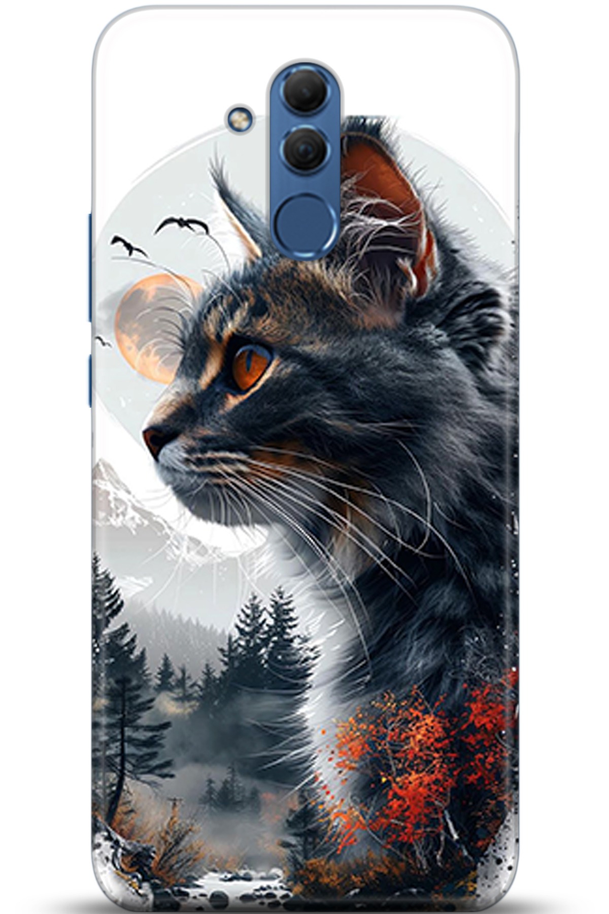 Huawei Mate 20 Lite Uyumlu Kılıf HD Baskılı Kılıf - Followed Institution 5319