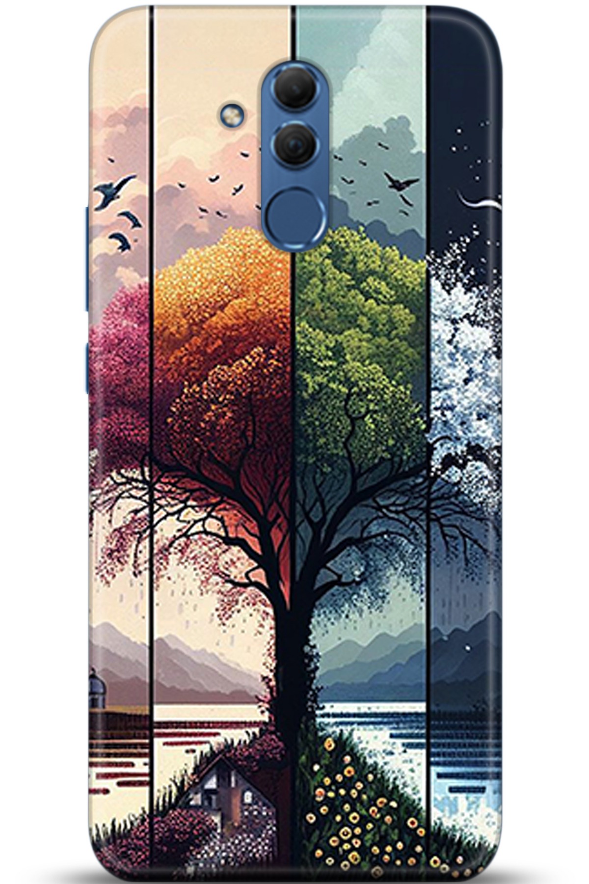 Huawei Mate 20 Lite Uyumlu Kılıf HD Baskılı Kılıf - Followed Institution 5369