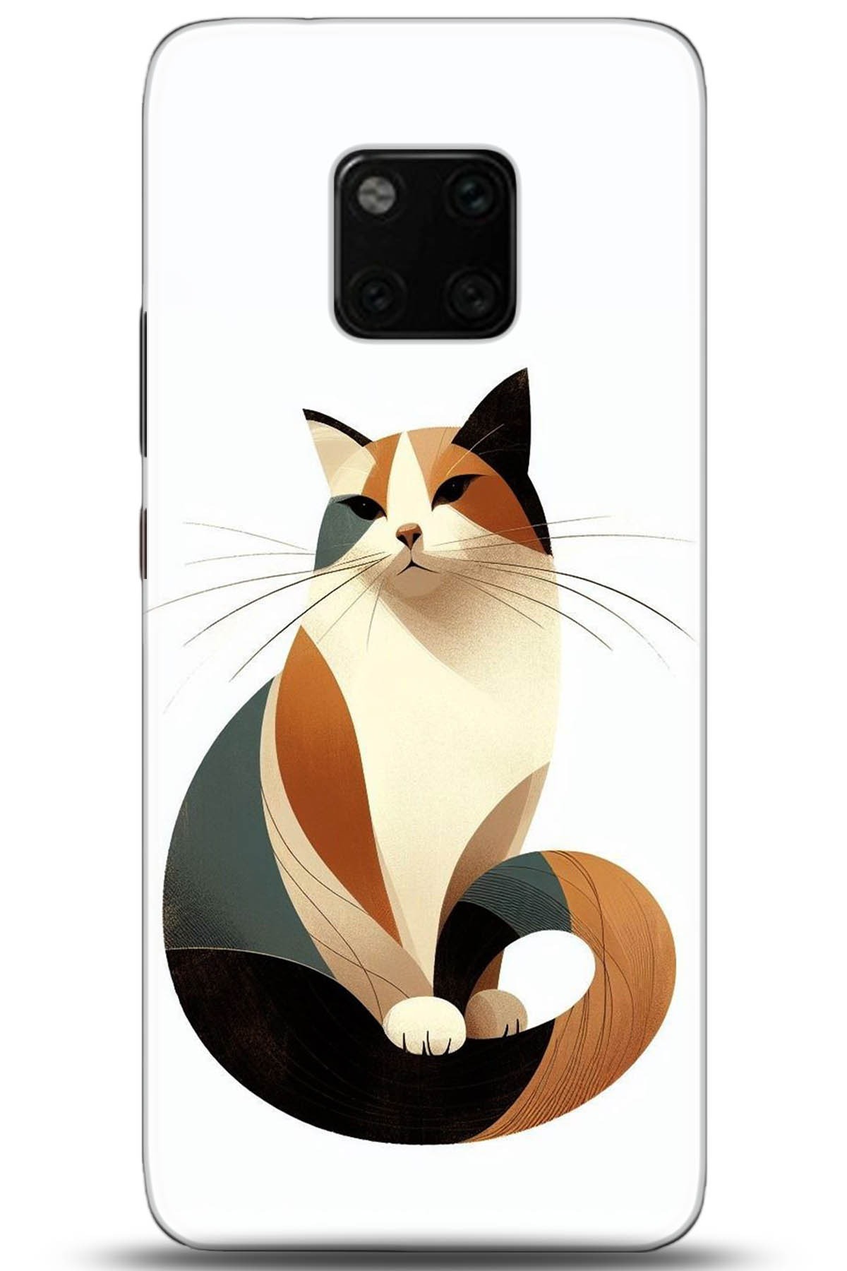 Huawei Mate 20 Pro Uyumlu Kılıf HD Baskılı Kılıf - Followed Institution 5213