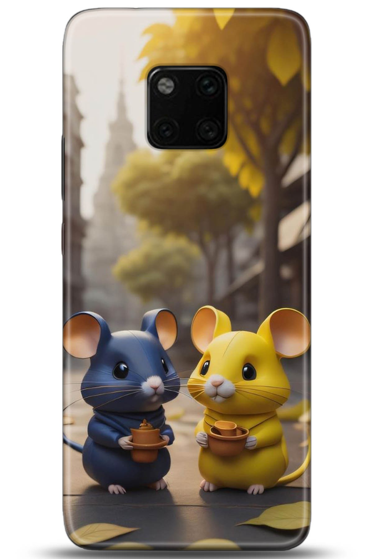 Huawei Mate 20 Pro Uyumlu Kılıf HD Baskılı Kılıf - Followed Institution 5306